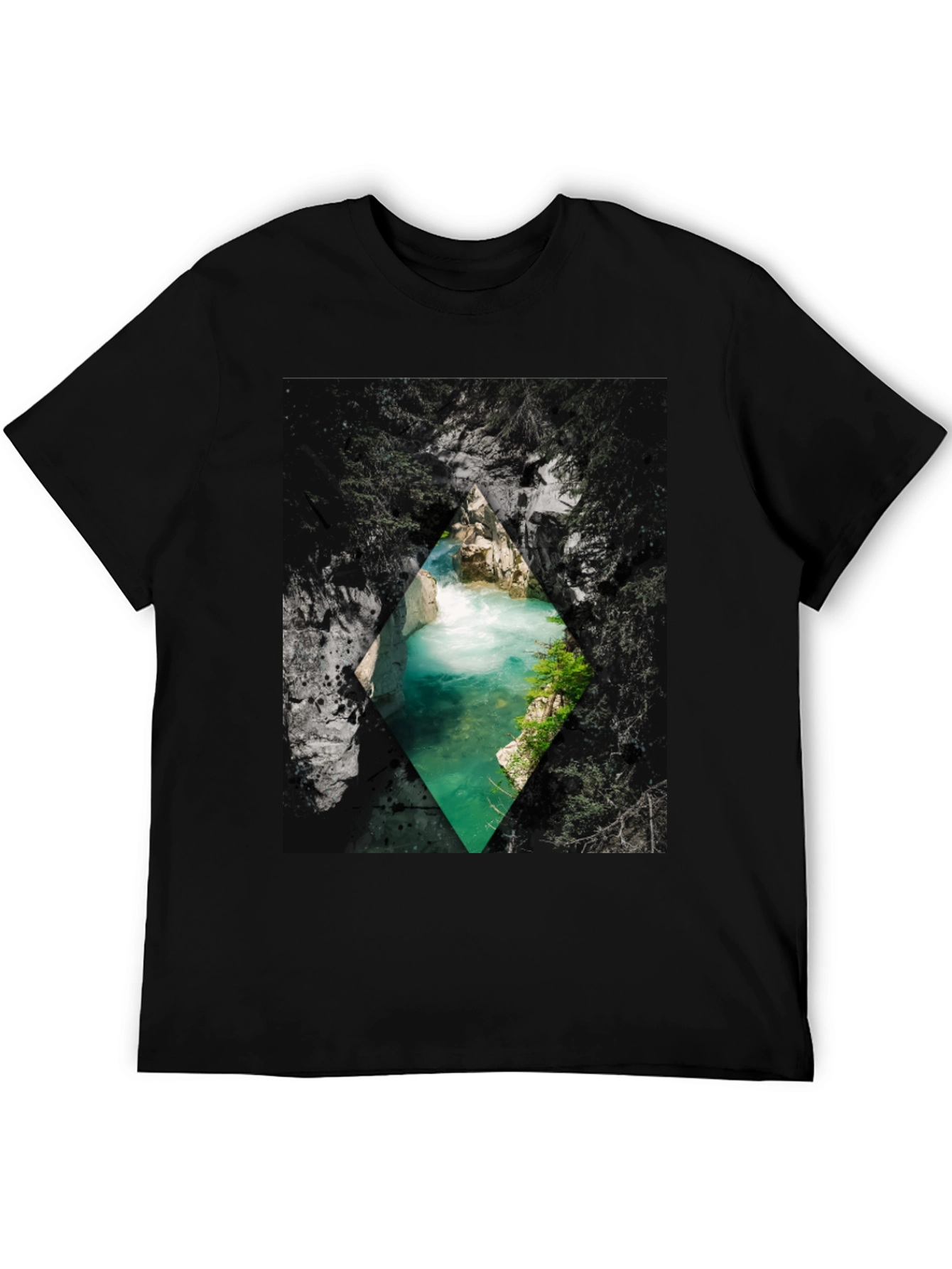Natures Window Tee: Diamond River View