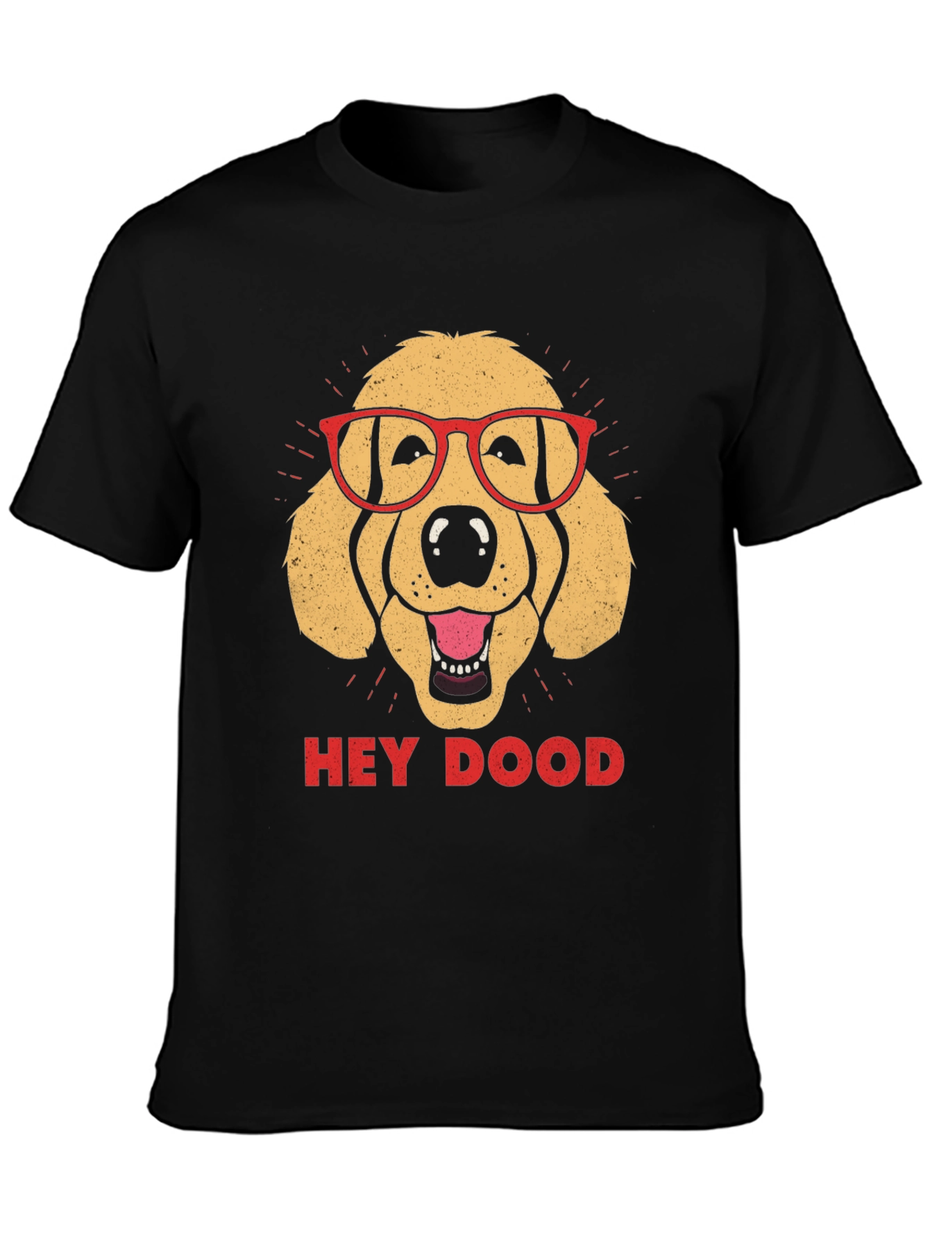 Hey Dood Dog Graphic T-Shirt