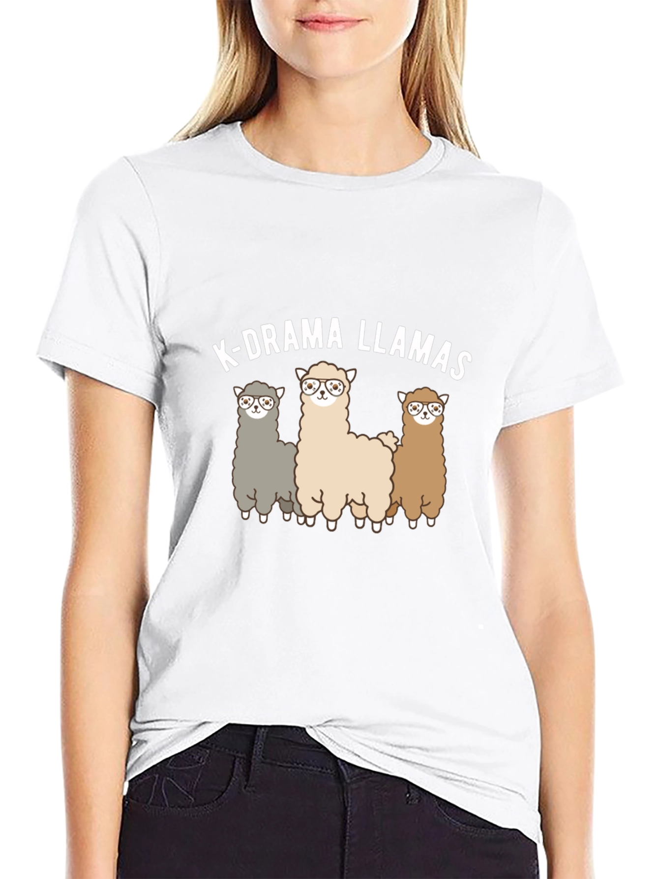 K-Drama Llamas Graphic T-Shirt