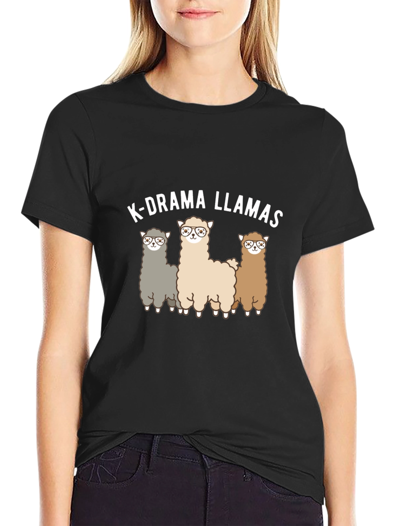 K-Drama Llamas Graphic T-Shirt