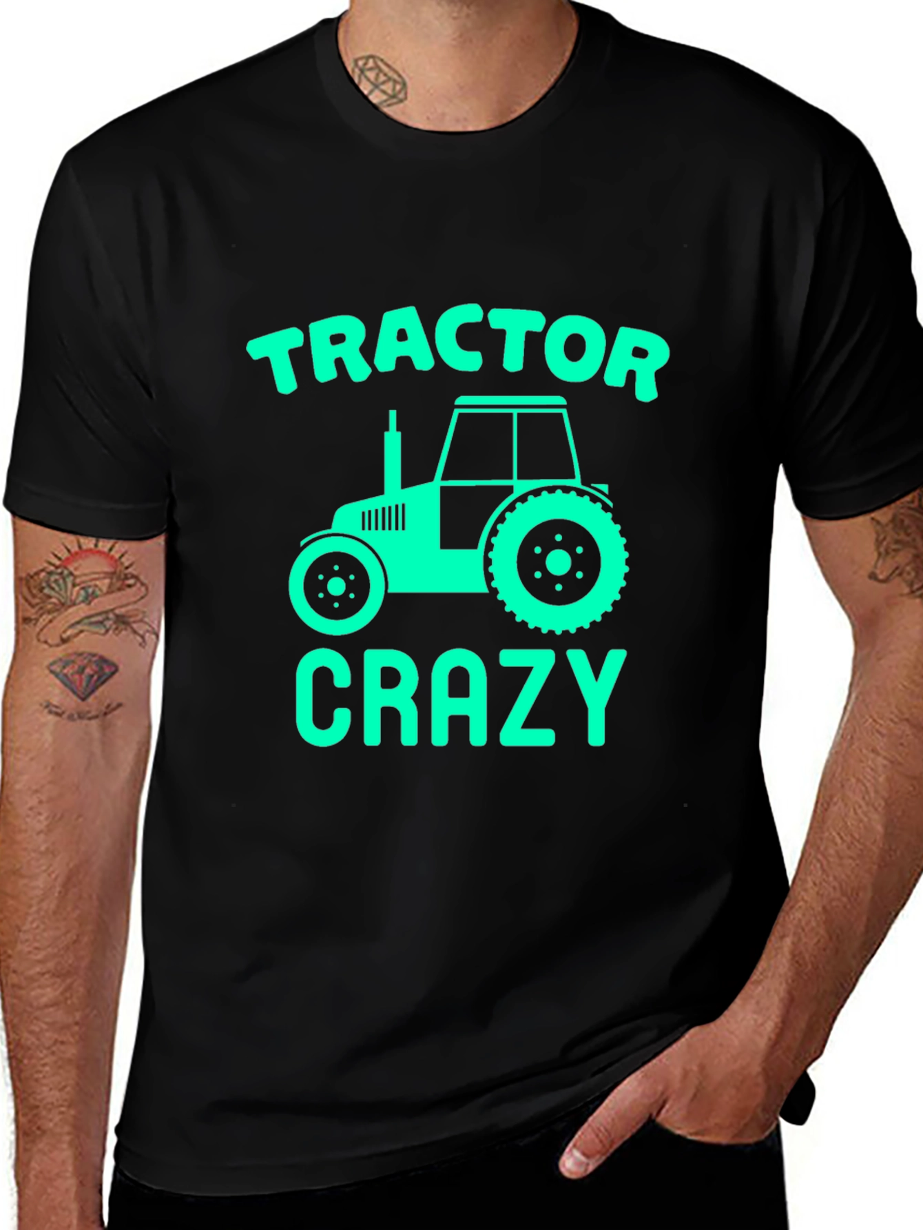 Tractor Crazy Graphic T-Shirt