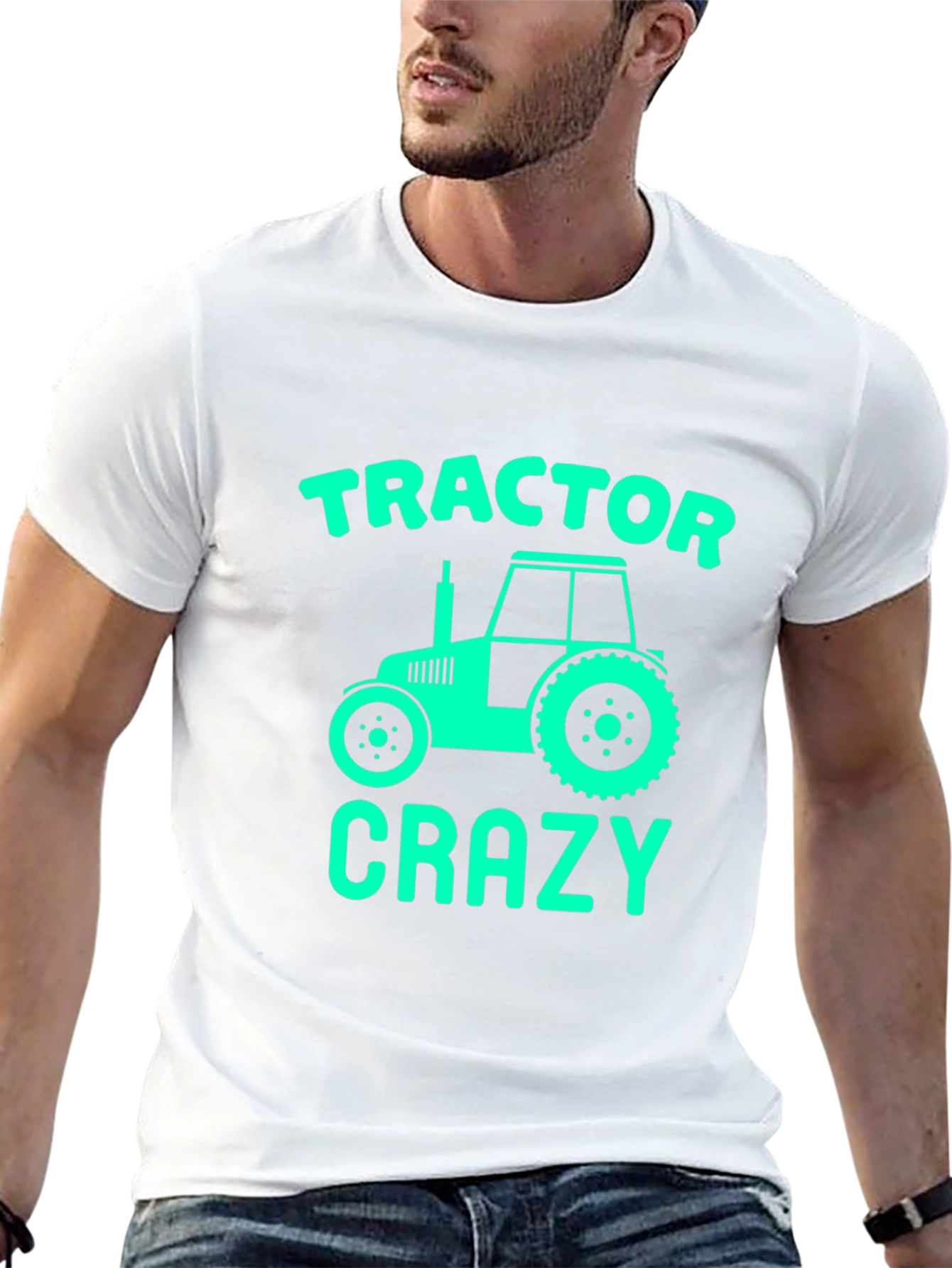 Tractor Crazy Graphic T-Shirt