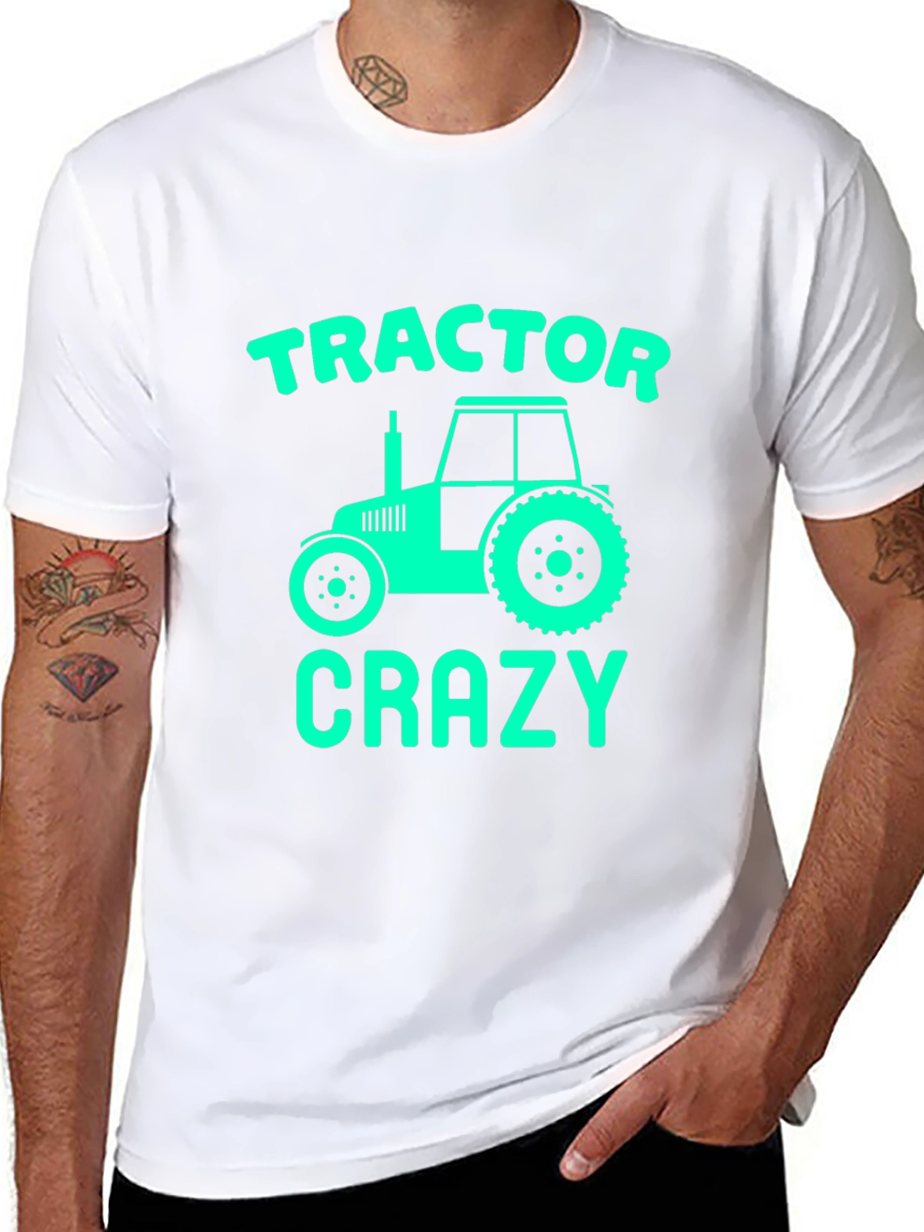 Tractor Crazy Graphic T-Shirt