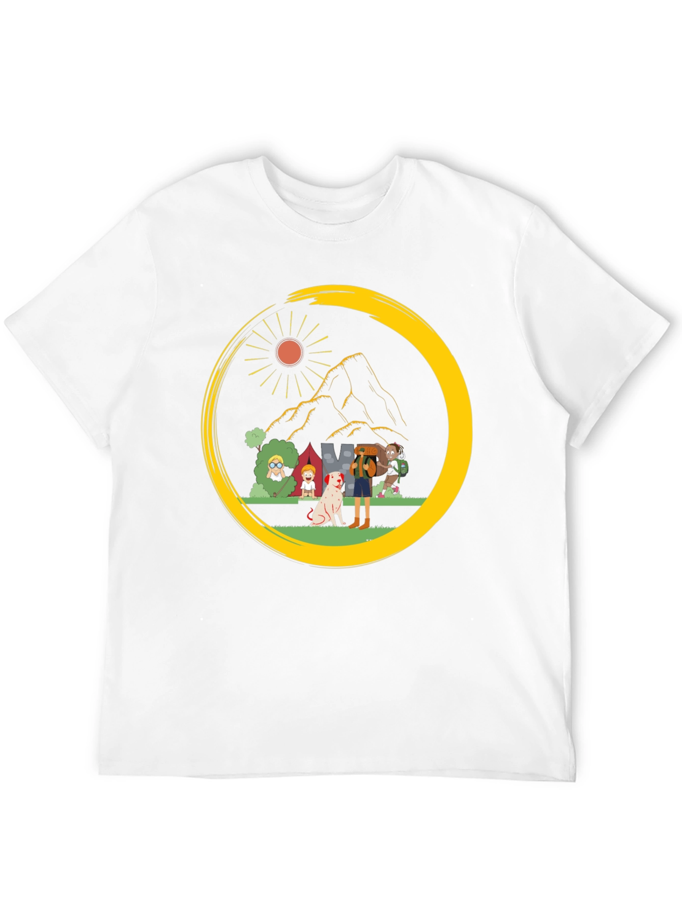 Camping Crew Graphic Tee - Adventure Ready!