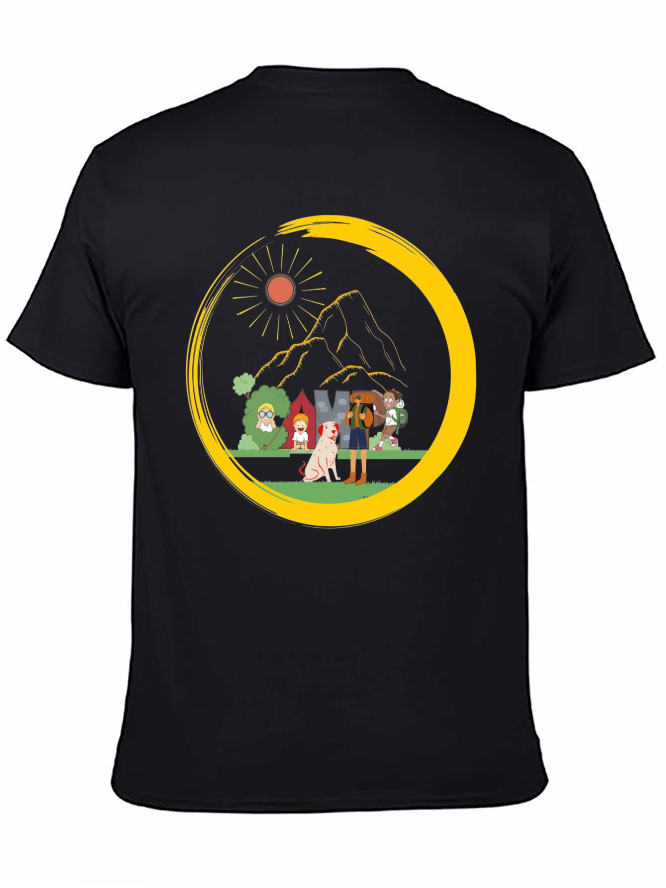 Camping Crew Graphic Tee - Adventure Ready!