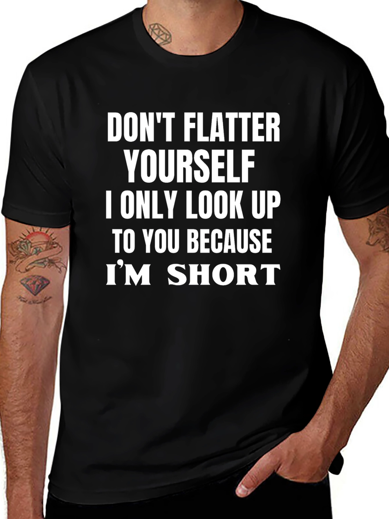 Humorous Short Person T-Shirt