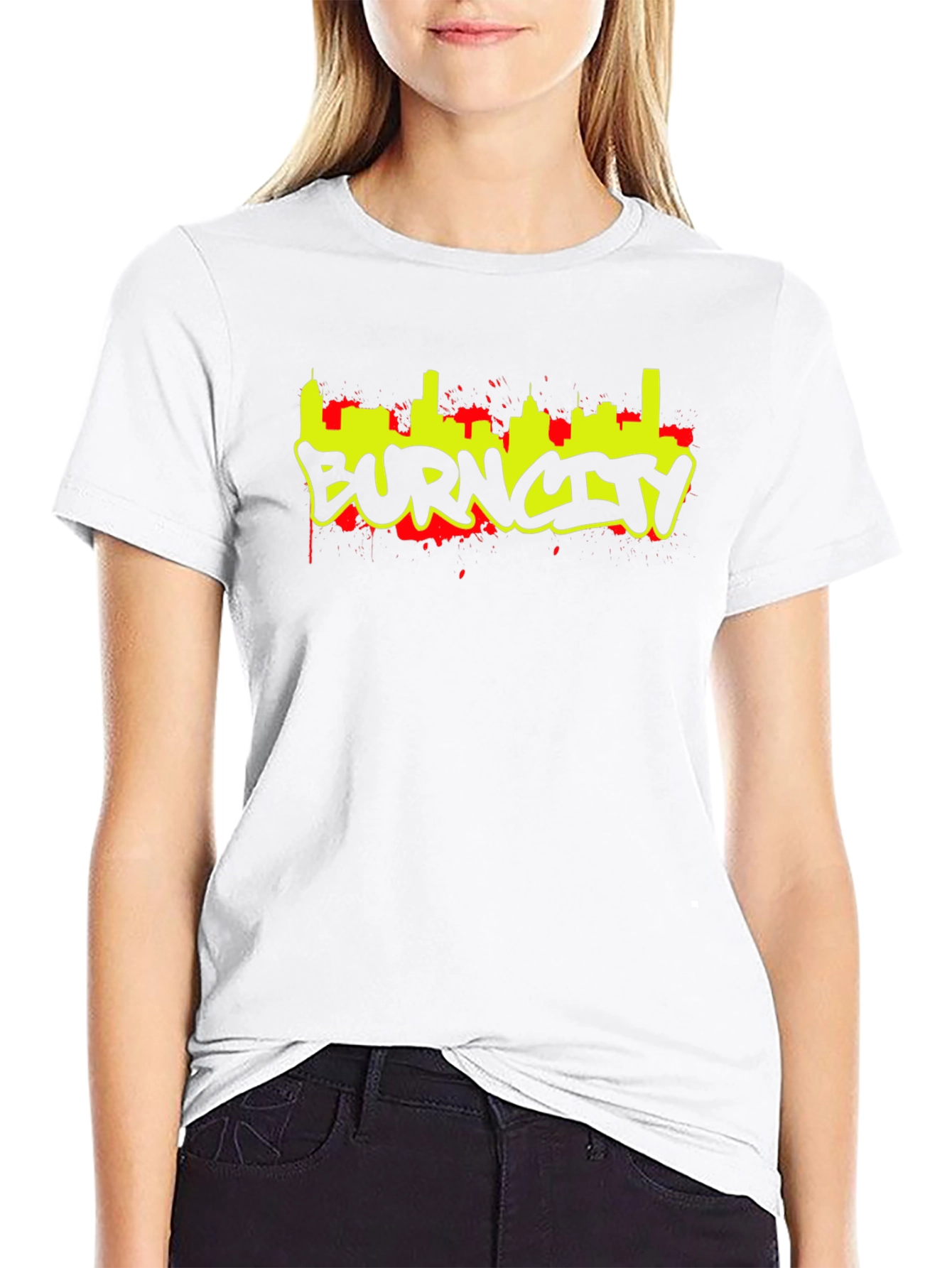 Burn City Graphic Tee - Urban Style