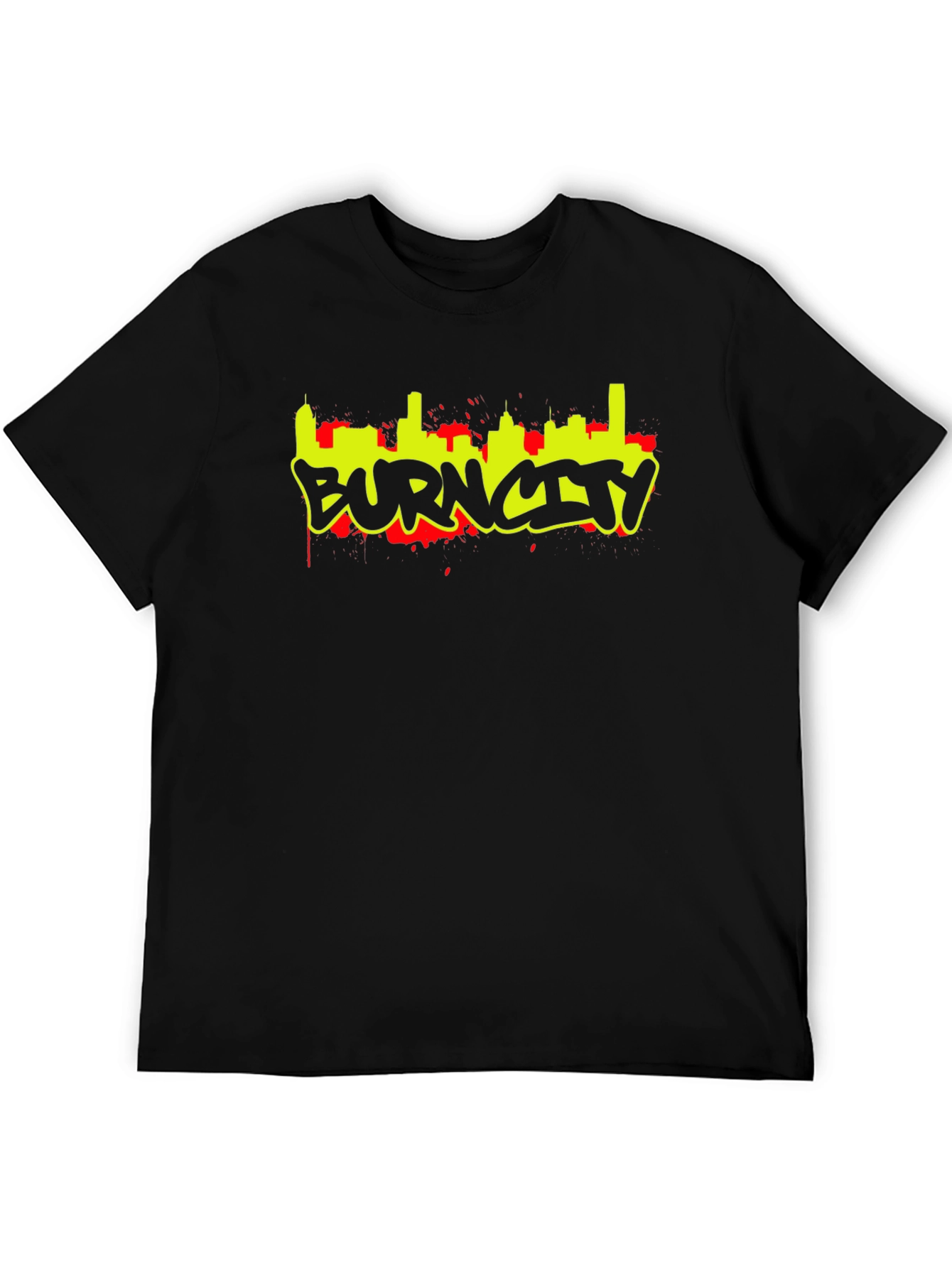 Burn City Graphic Tee - Urban Style