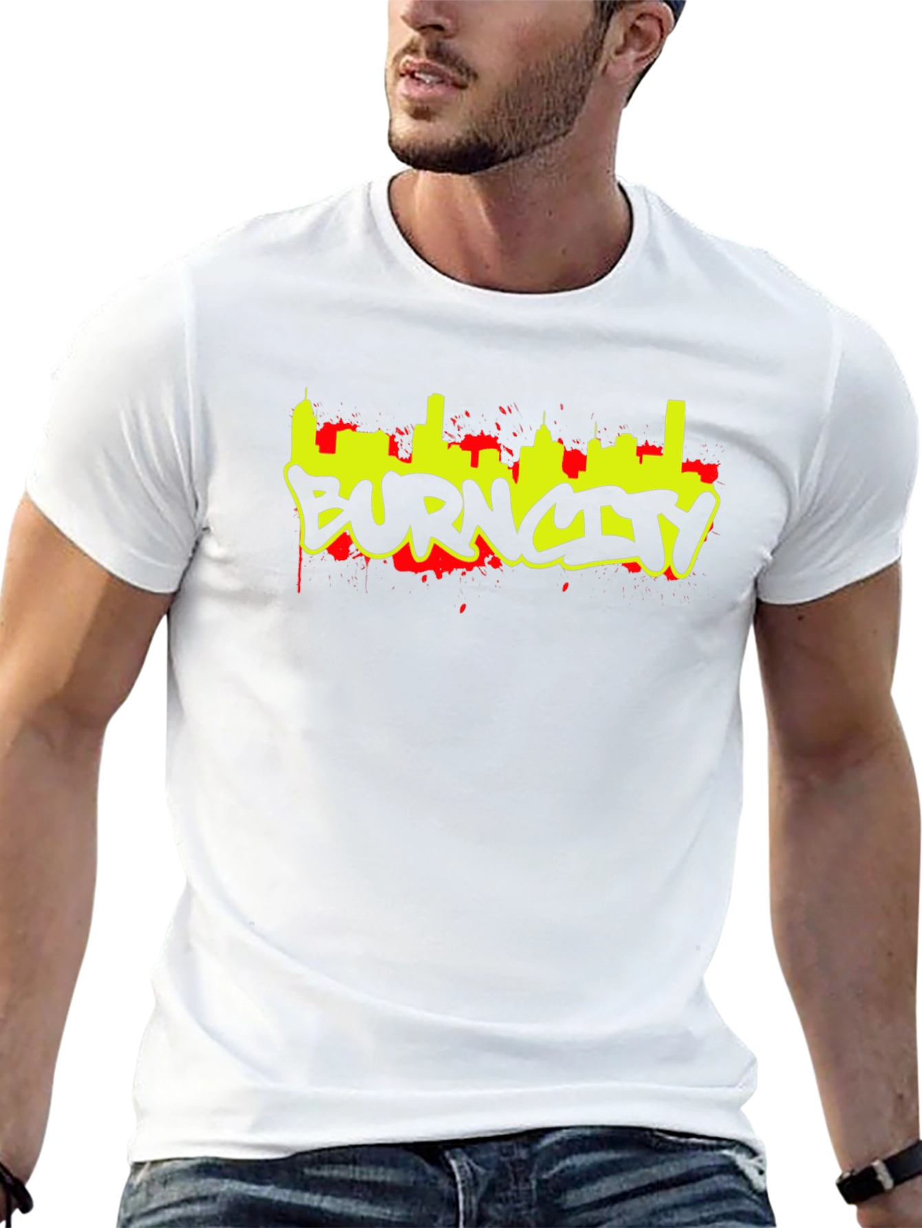 Burn City Graphic Tee - Urban Style