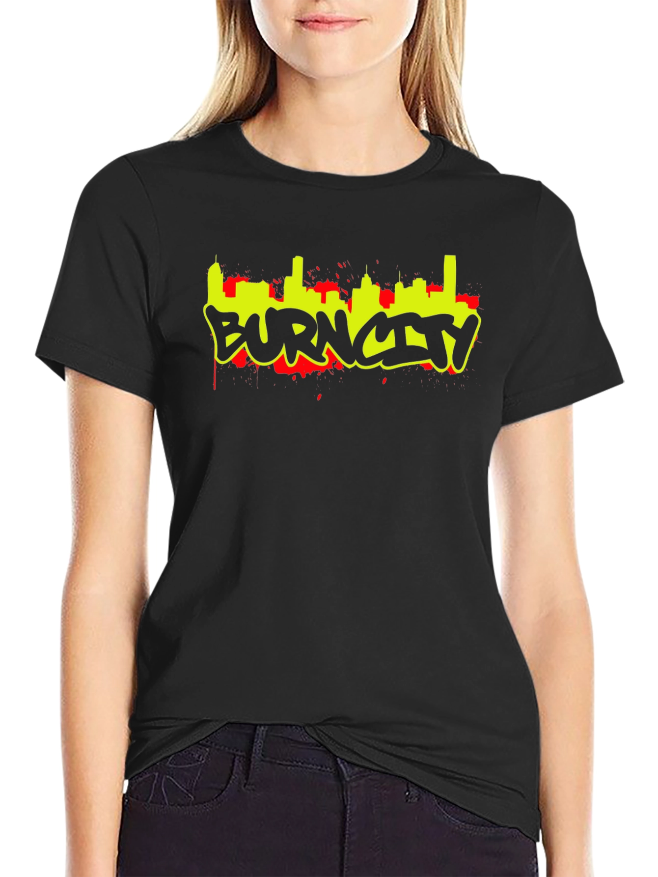 Burn City Graphic Tee - Urban Style