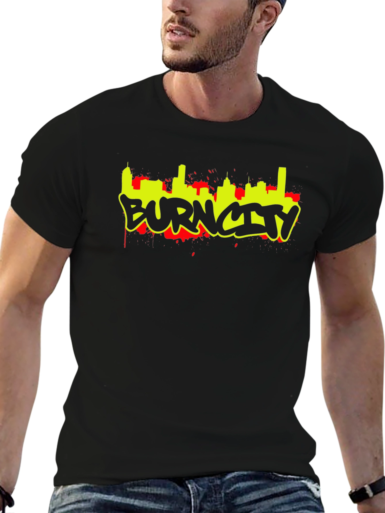 Burn City Graphic Tee - Urban Style