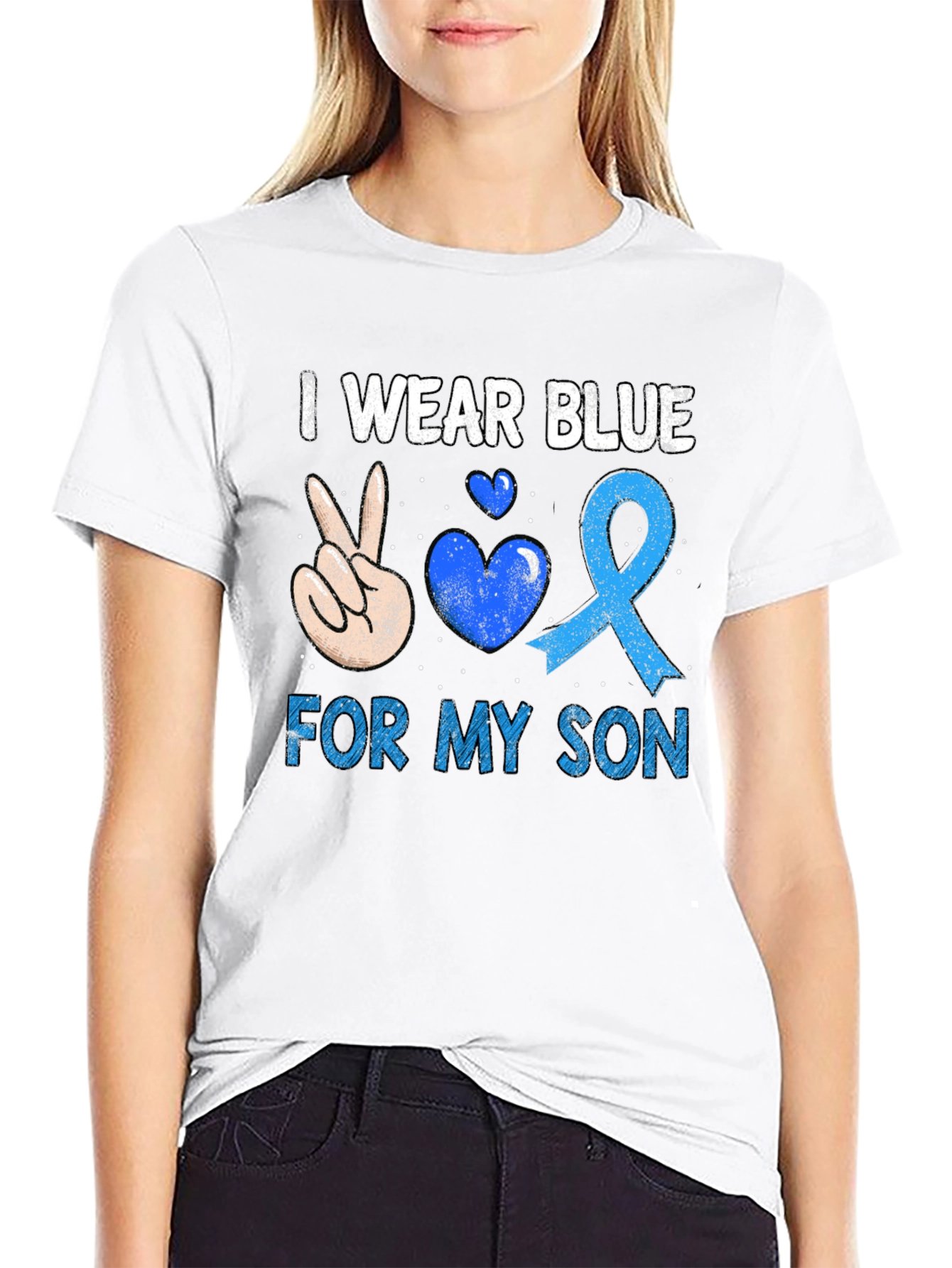 I Wear Blue For My Son T-Shirt