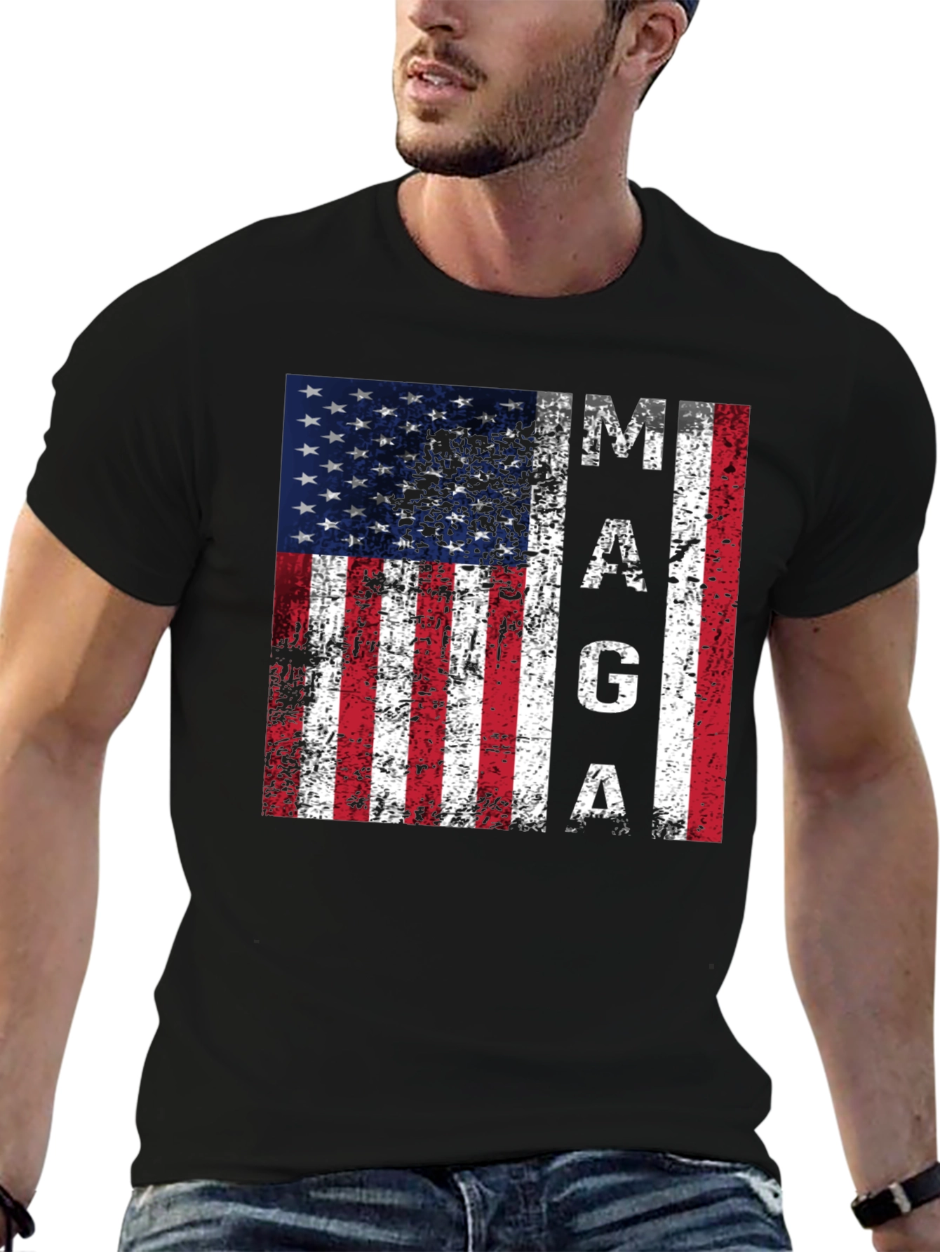 MAGA Flag Graphic T-Shirt