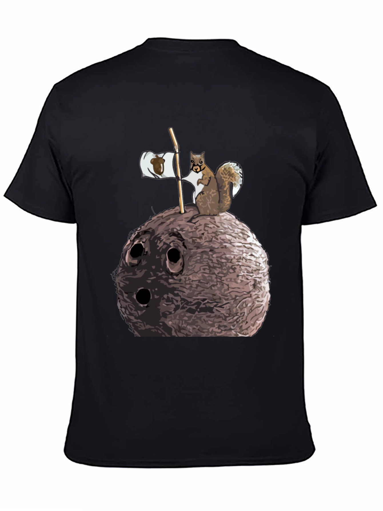Squirrel and Nut Graphic T-Shirt
