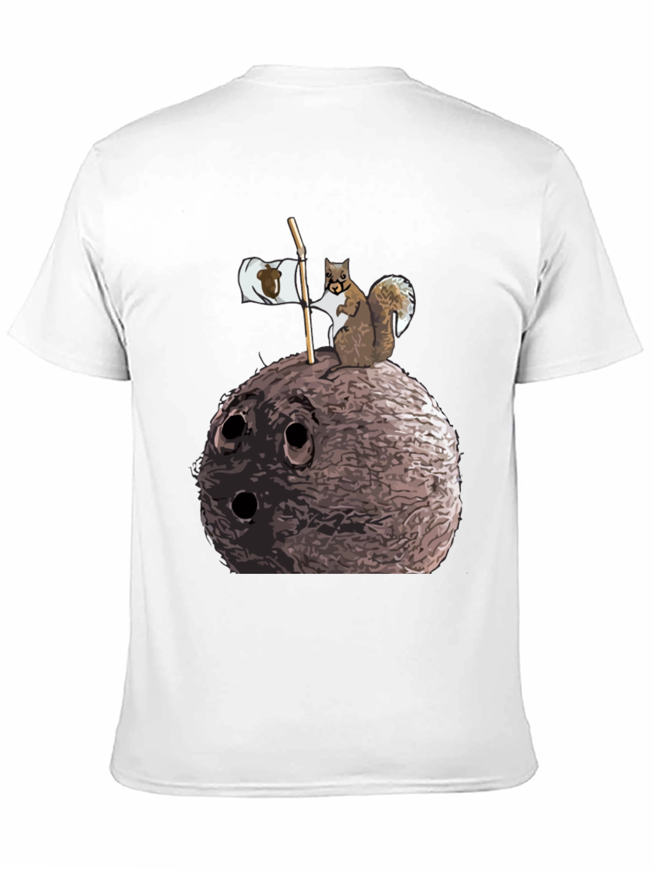Squirrel and Nut Graphic T-Shirt