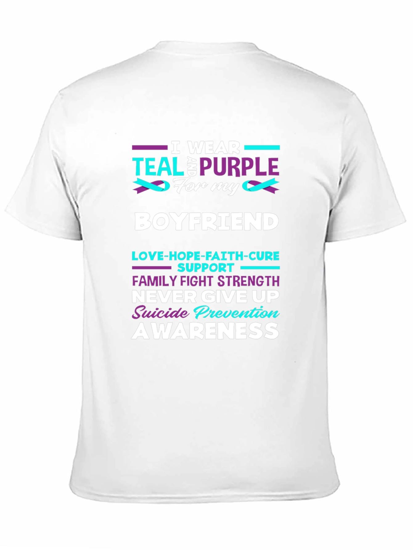 Teal & Purple Suicide Prevention Awareness T-Shirt