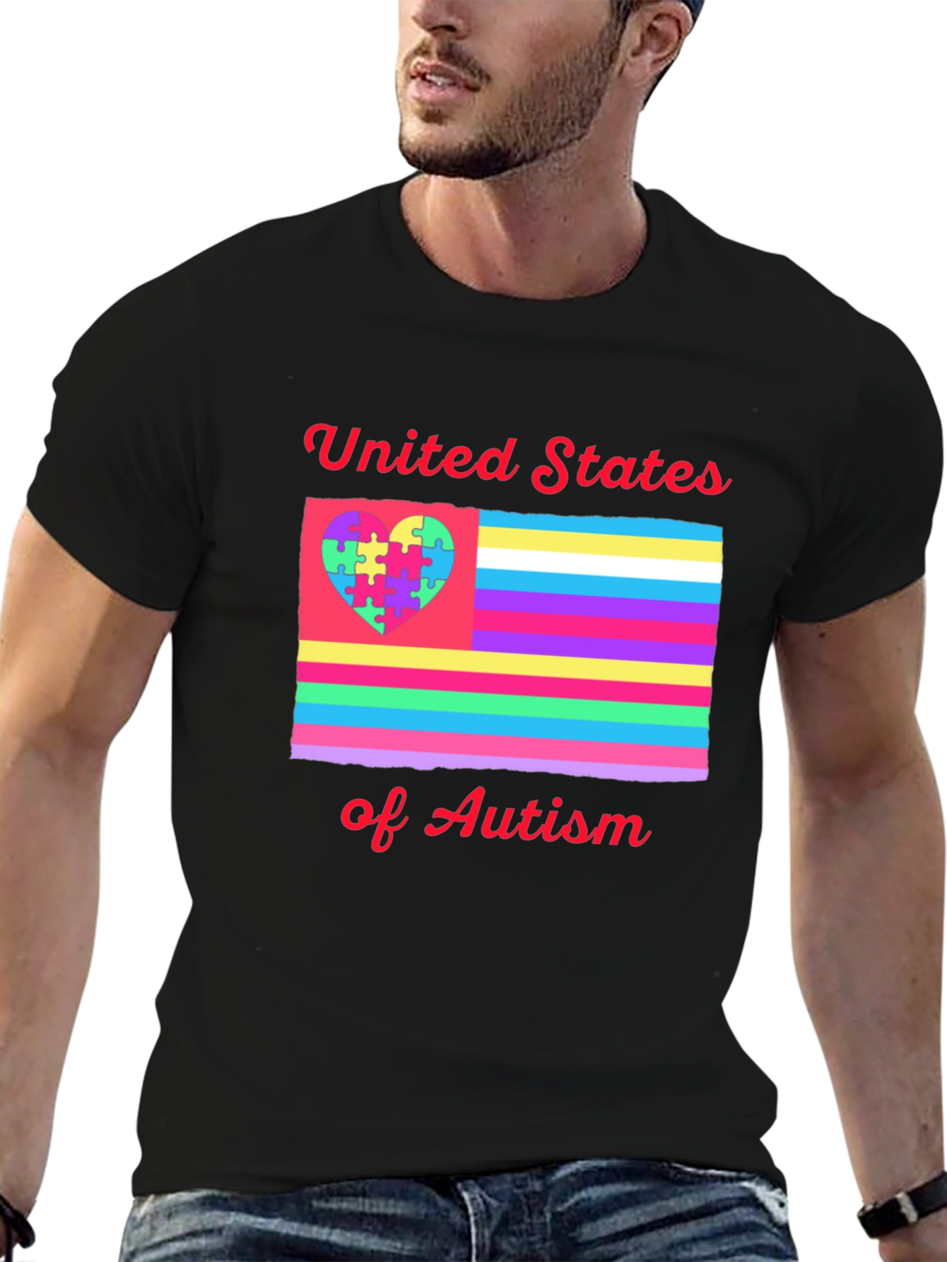 United States of Autism Pride T-Shirt