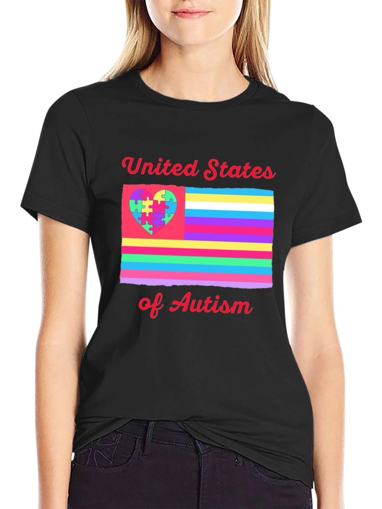 United States of Autism Pride T-Shirt