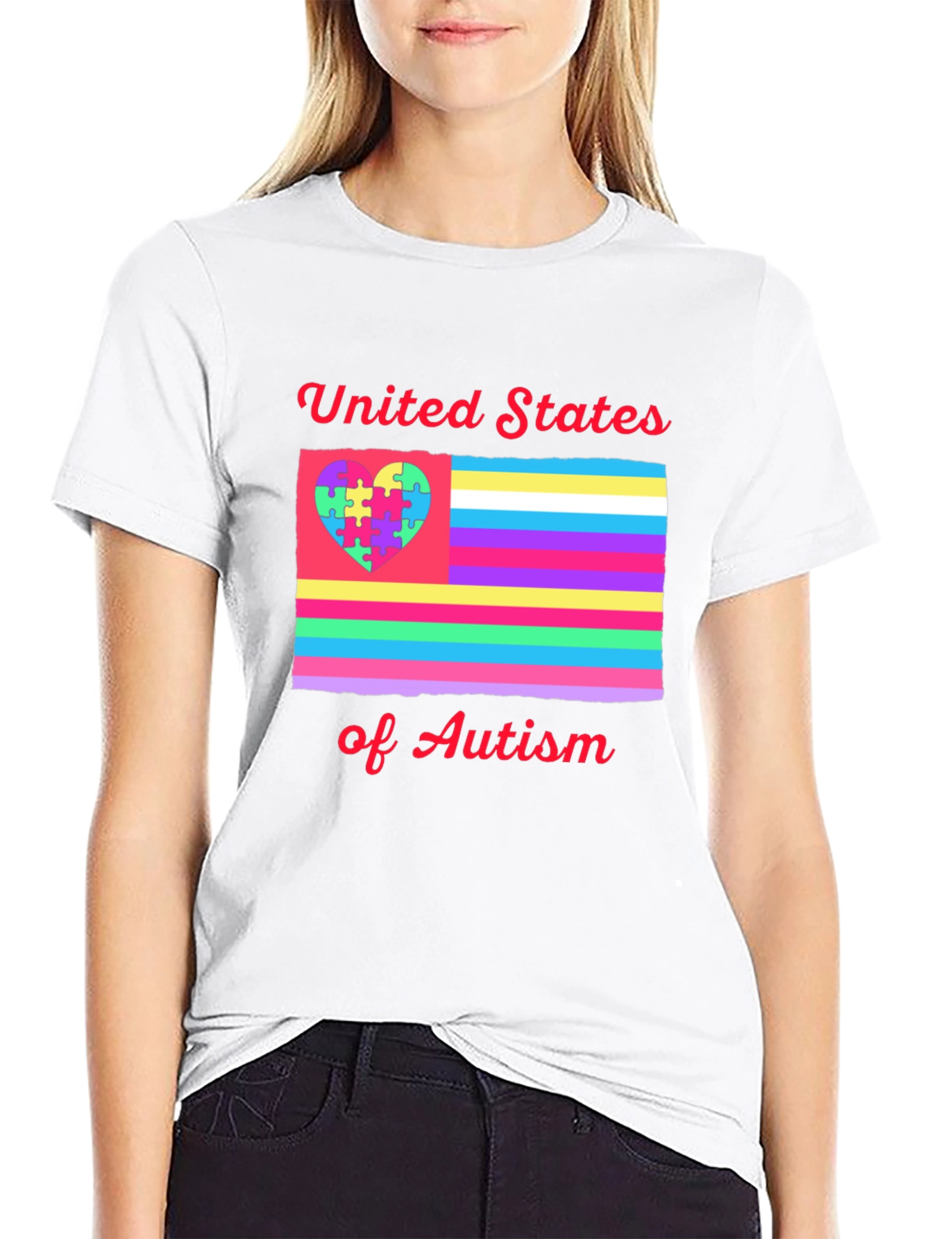 United States of Autism Pride T-Shirt