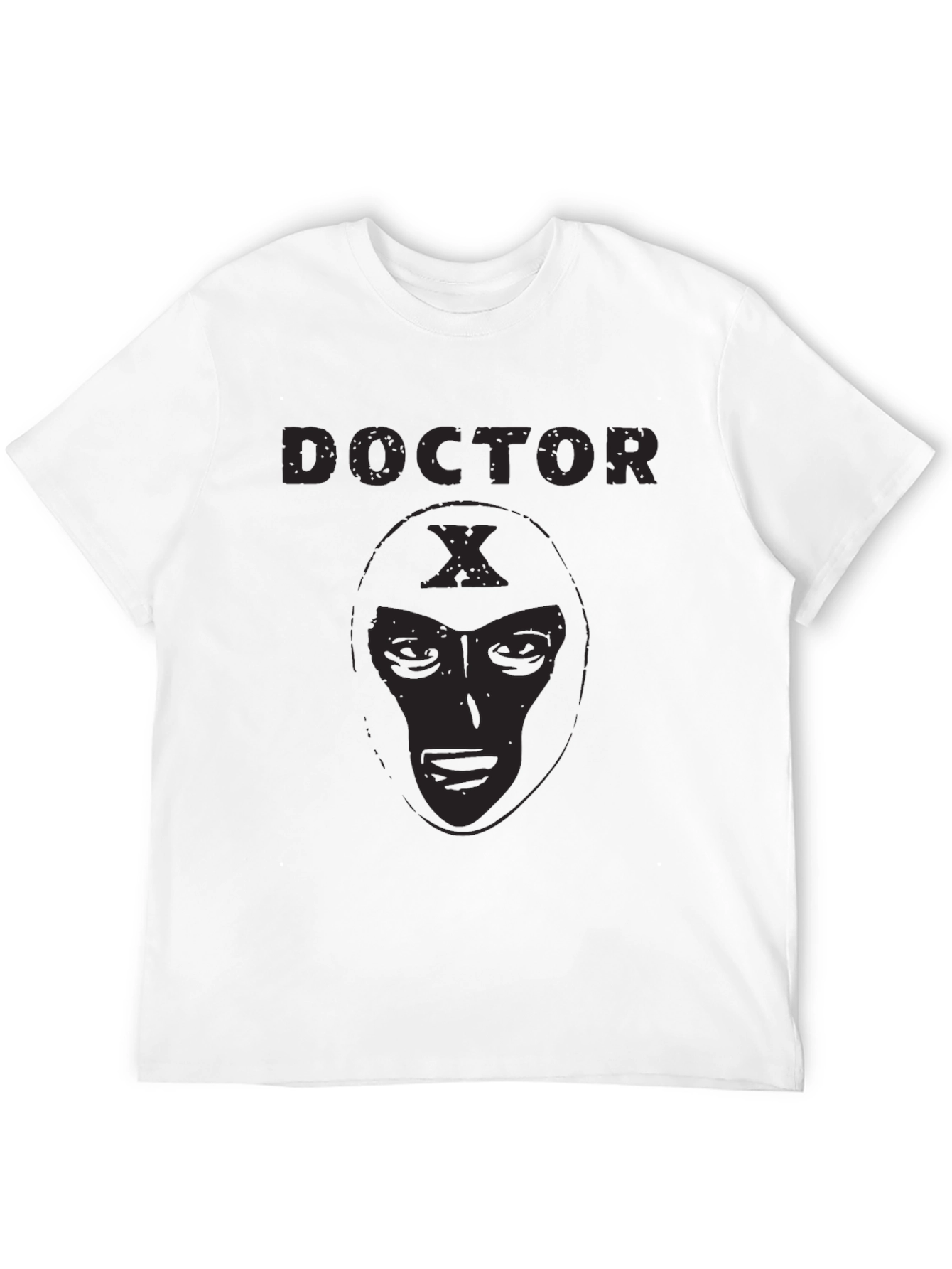 Doctor X Graphic Print T-Shirt - Black