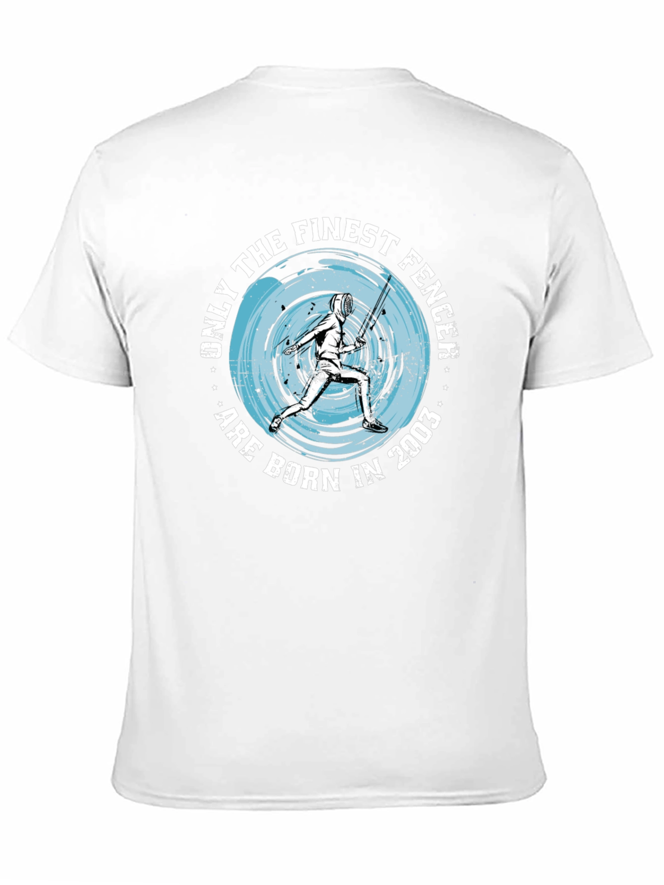 Finest Fencer Born in 2003 Black T-Shirt