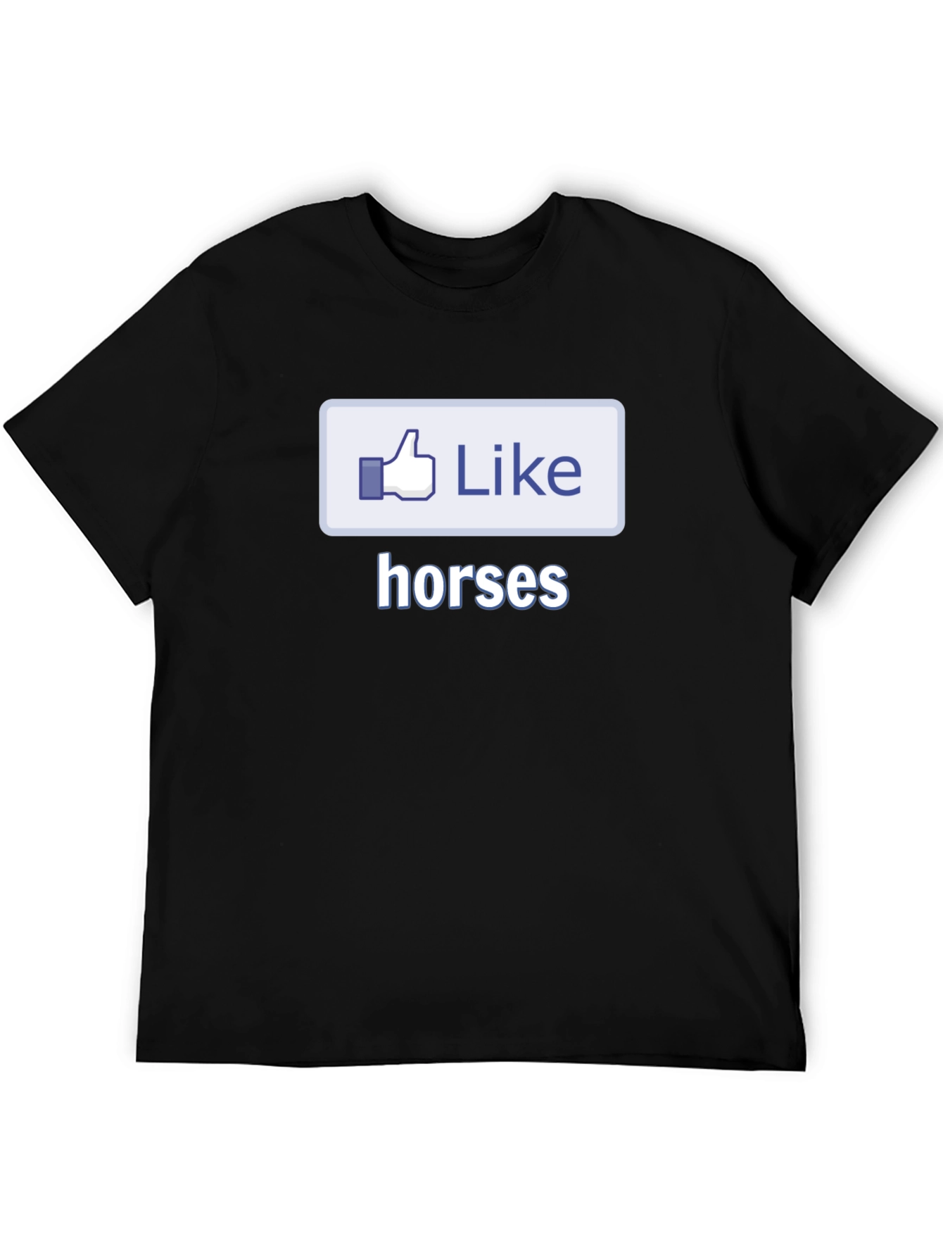 Like Horses Black T-Shirt