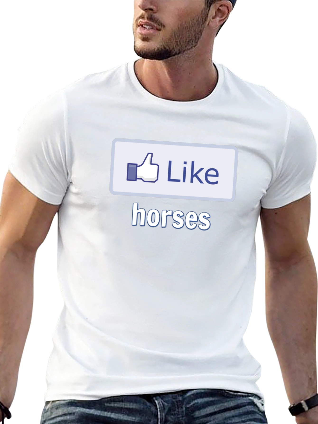 Like Horses Black T-Shirt