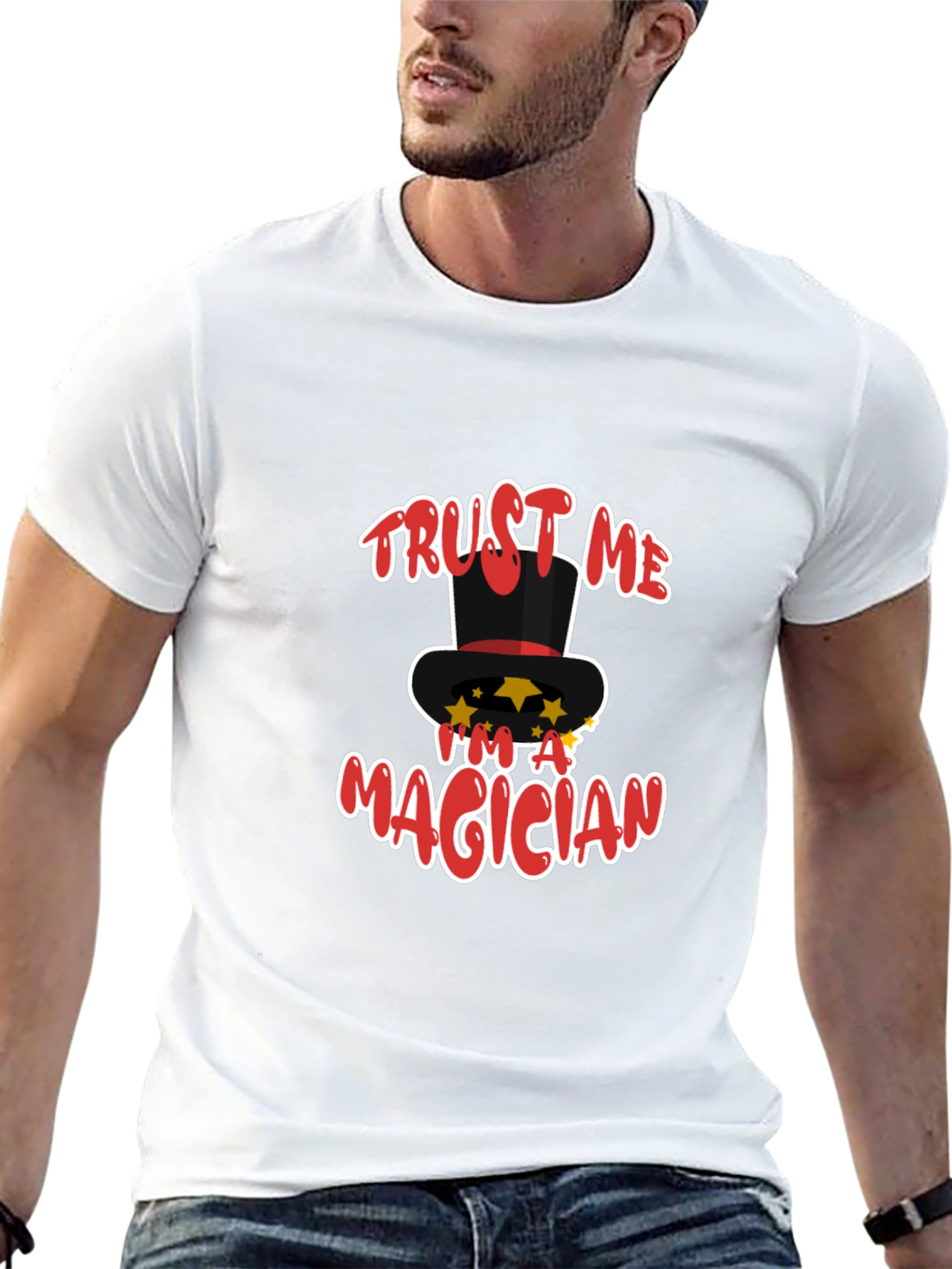 Trust Me Im a Magician T-Shirt Black