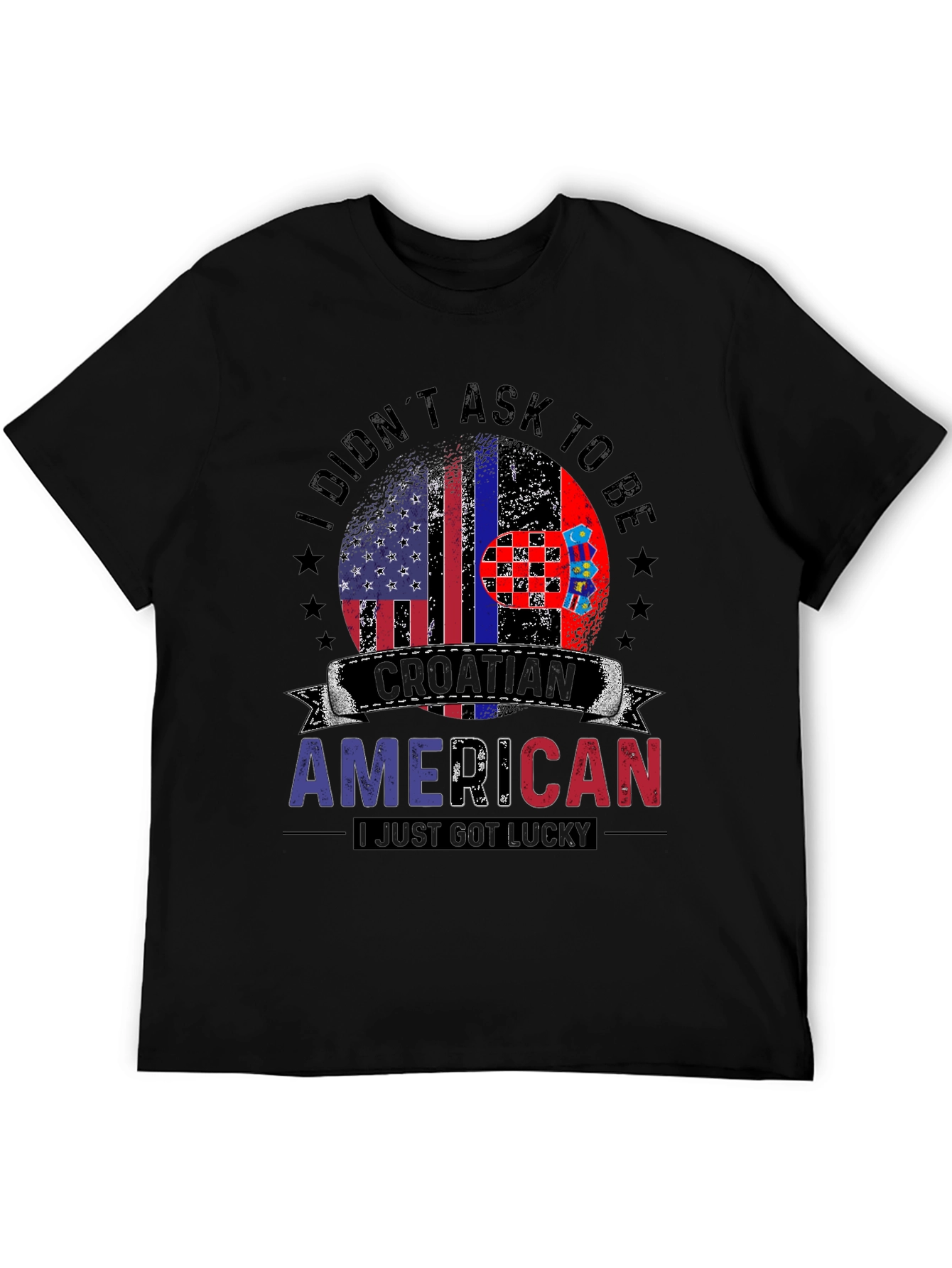 Croatian American Flag T-Shirt
