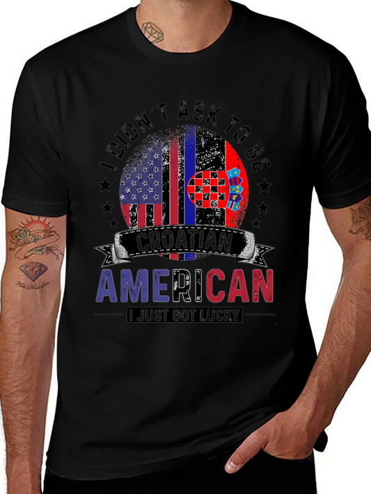 Croatian American Flag T-Shirt