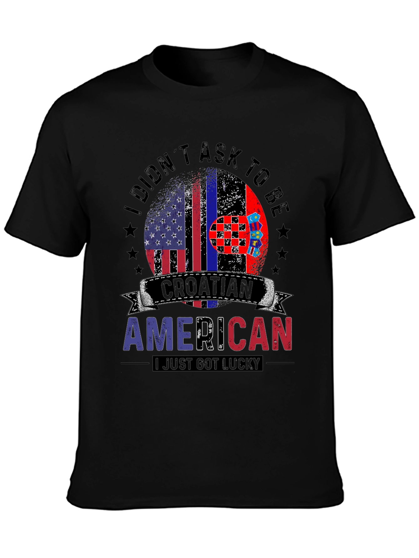 Croatian American Flag T-Shirt