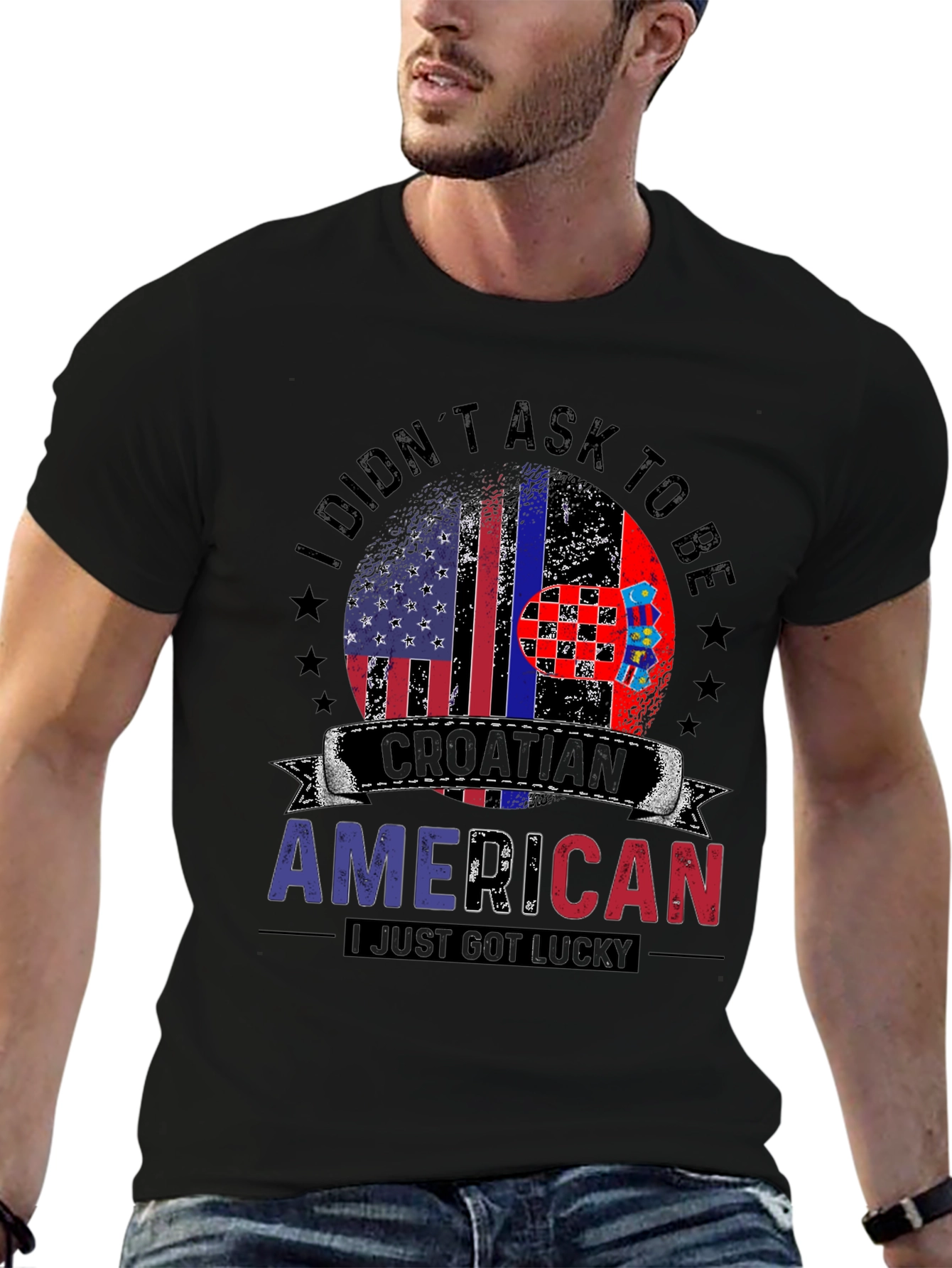 Croatian American Flag T-Shirt