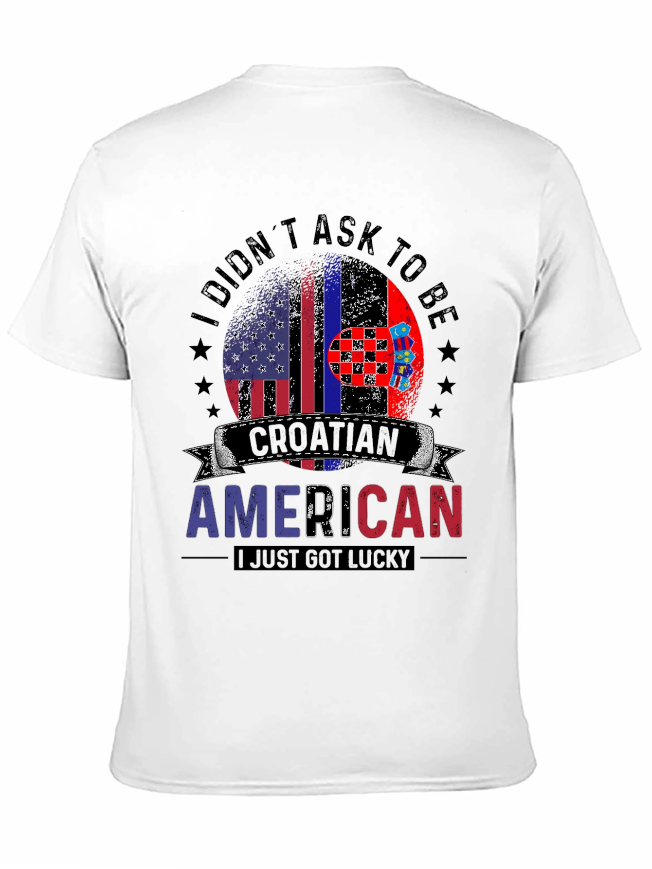 Croatian American Flag T-Shirt