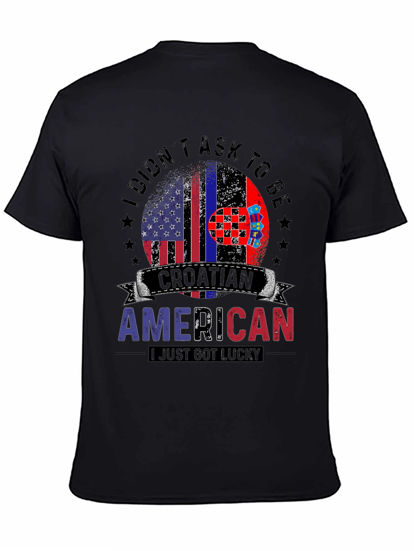 Croatian American Flag T-Shirt