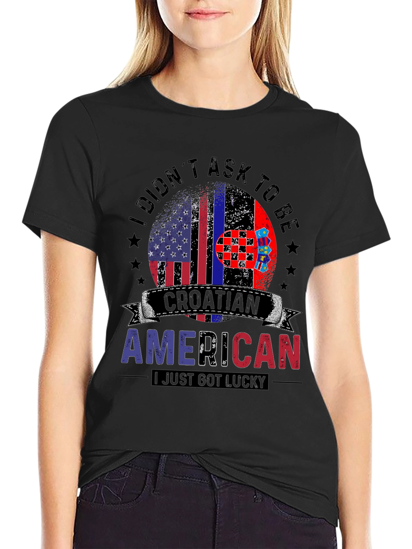 Croatian American Flag T-Shirt