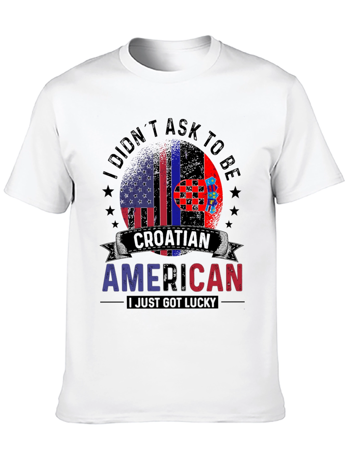 Croatian American Flag T-Shirt