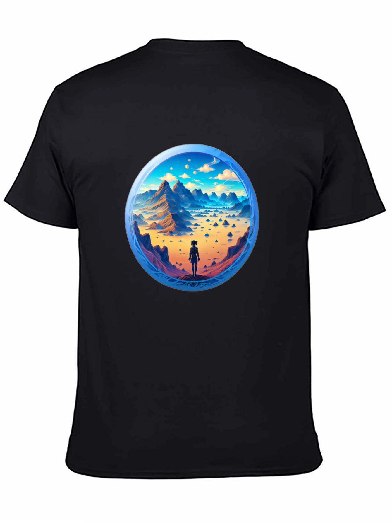 Mountain Horizon Black T-Shirt