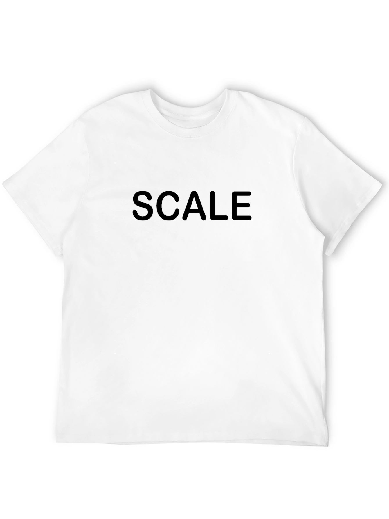 SCALE Black Graphic Tee - Modern Casual Style