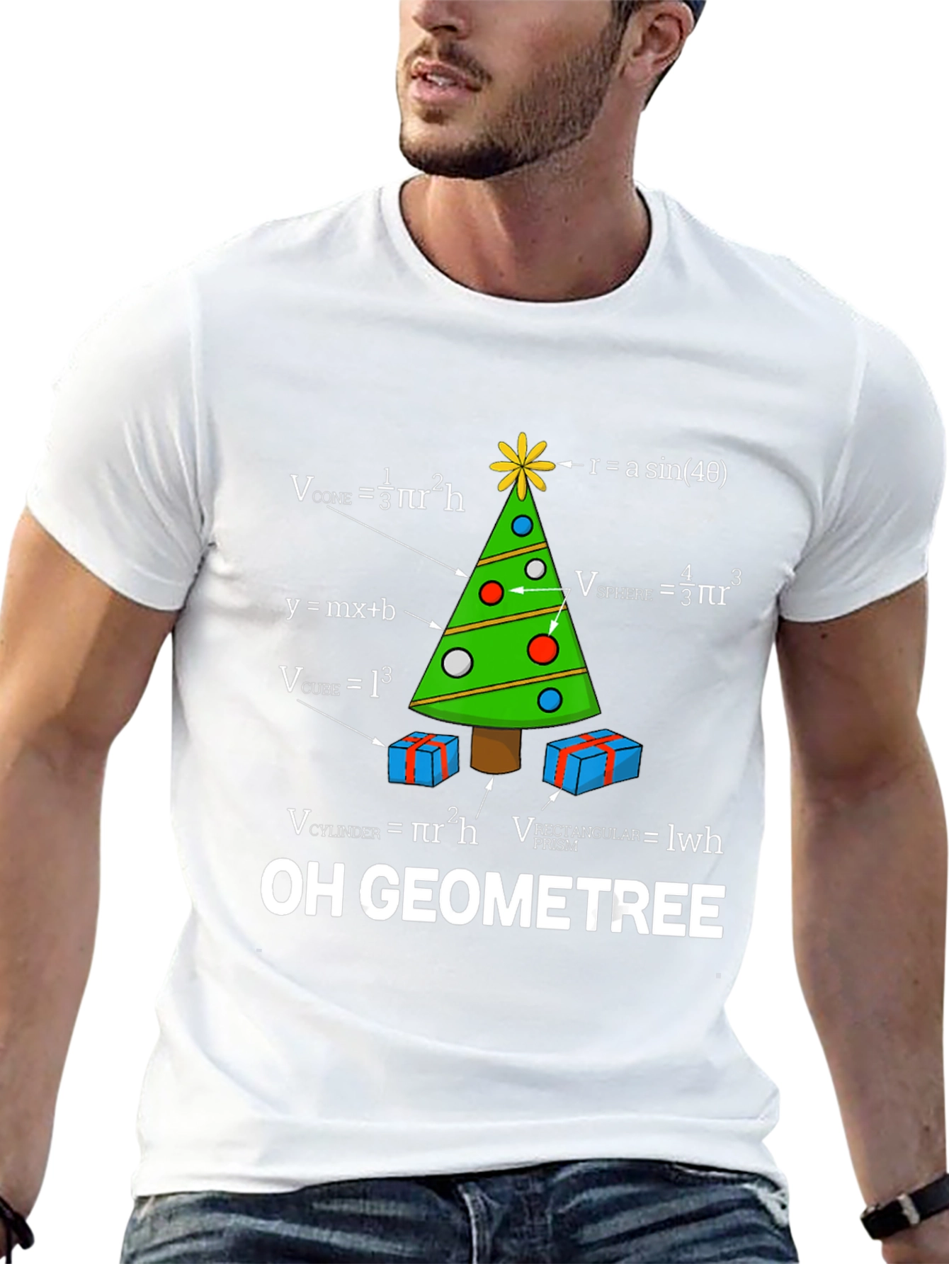 Oh Geometree Math Christmas T-Shirt