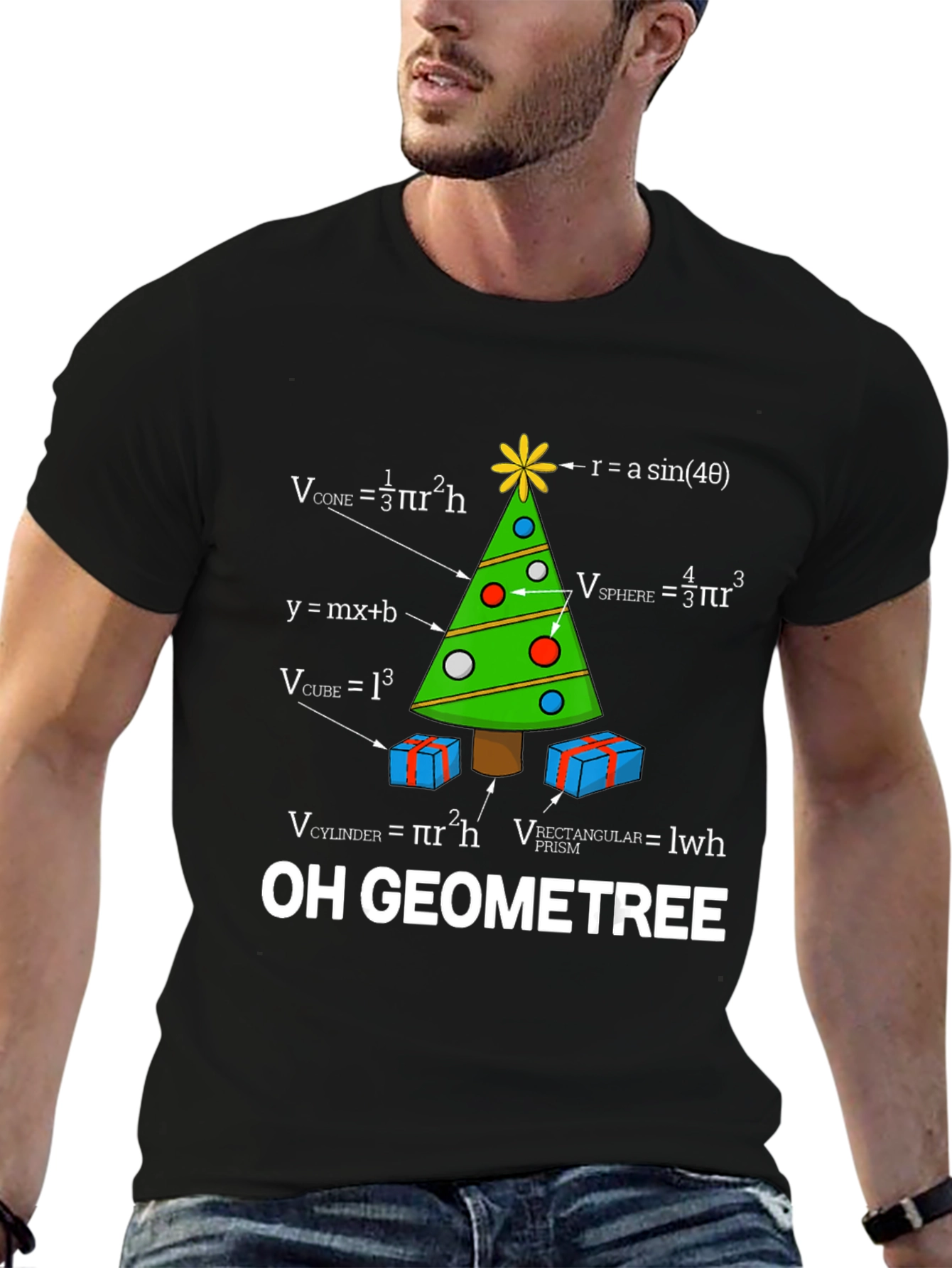 Oh Geometree Math Christmas T-Shirt