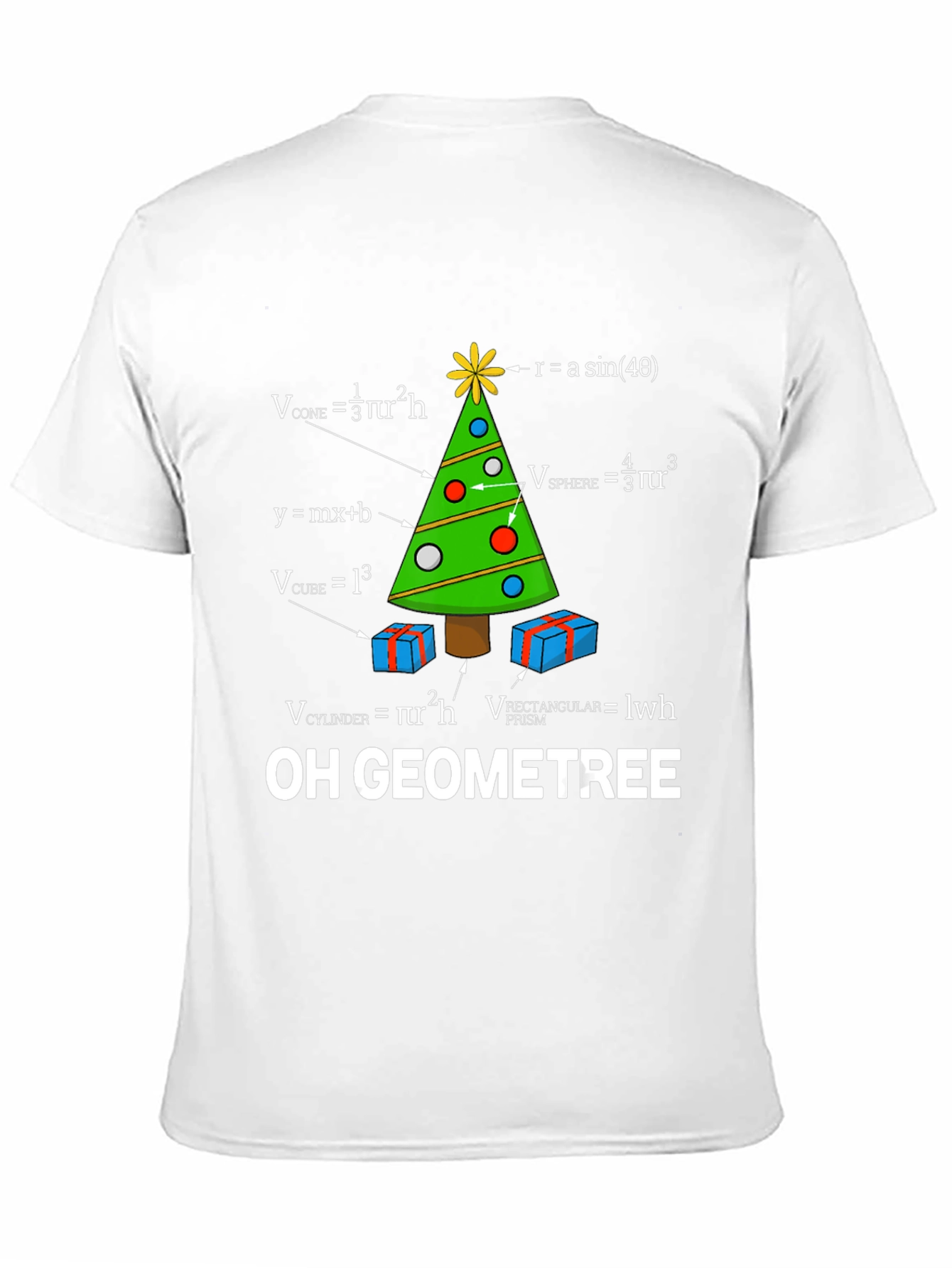 Oh Geometree Math Christmas T-Shirt