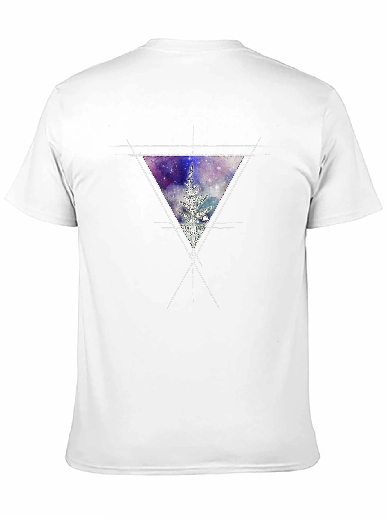 Galaxy Triangle Graphic Tee - Mens Black T-Shirt