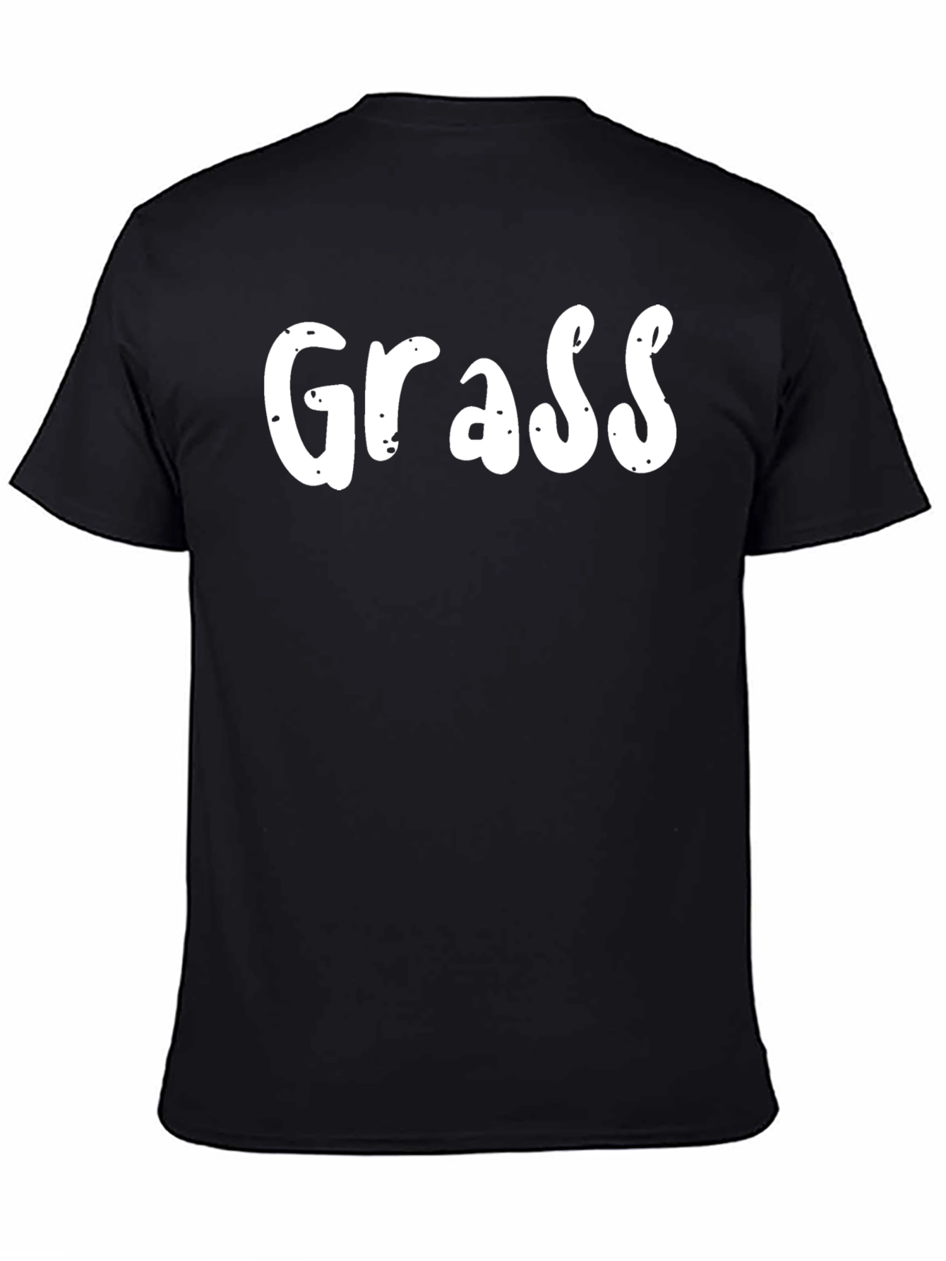 Grass Graphic Black T-Shirt