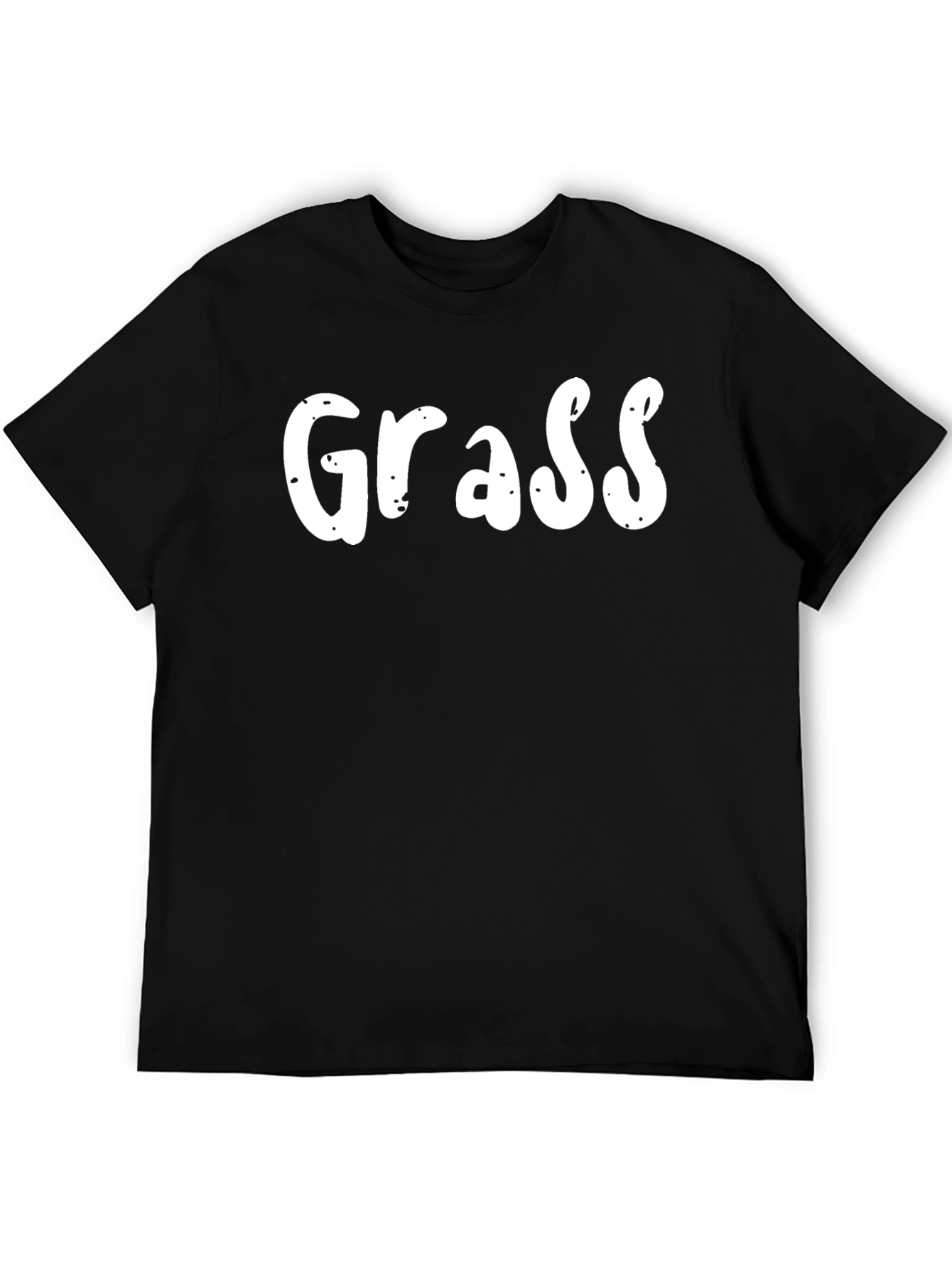 Grass Graphic Black T-Shirt