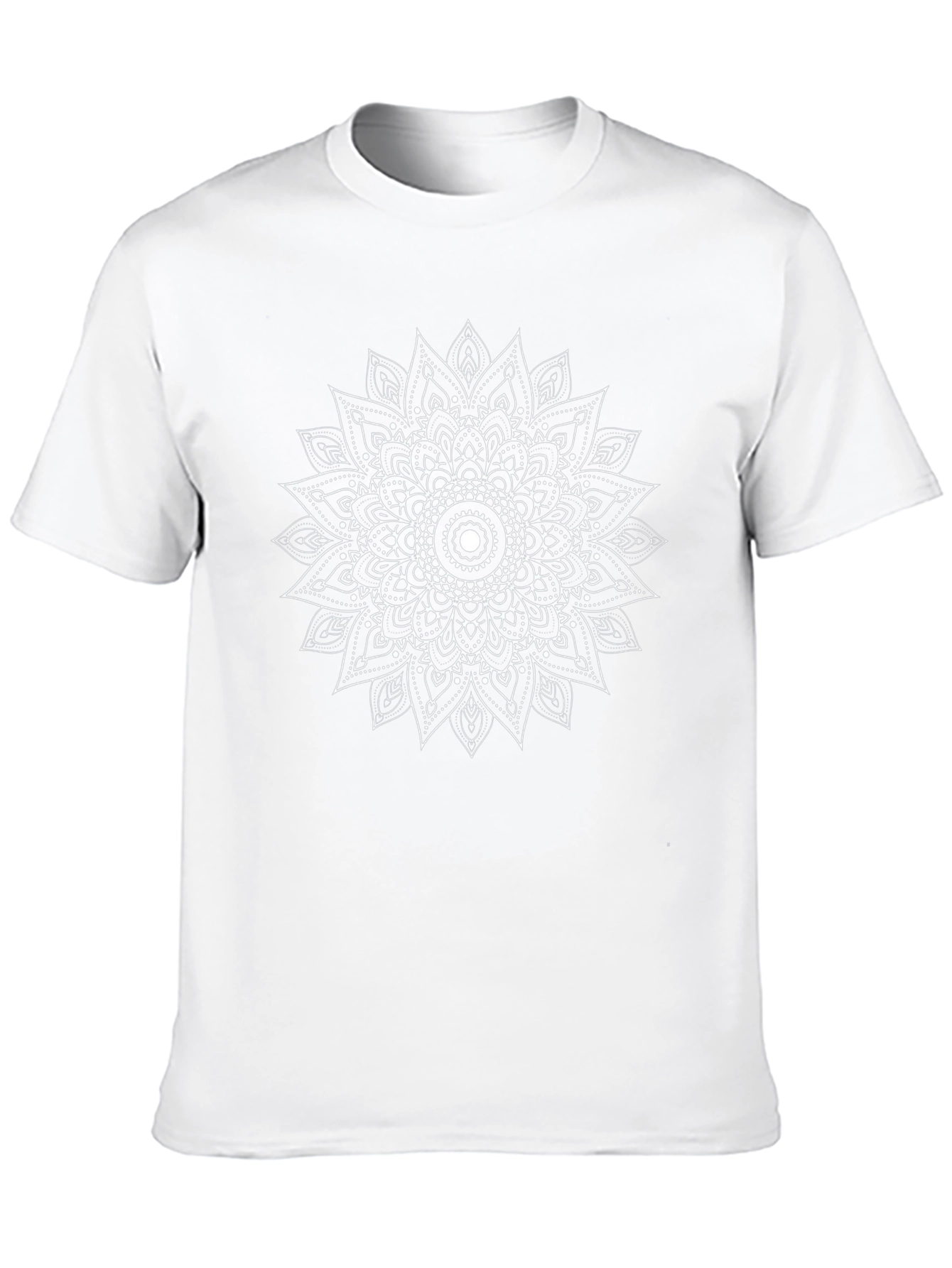 Mandala Graphic Tee - Stylish Black Cotton T-Shirt