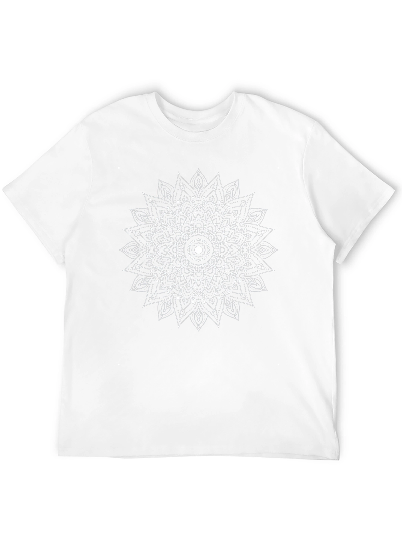 Mandala Graphic Tee - Stylish Black Cotton T-Shirt