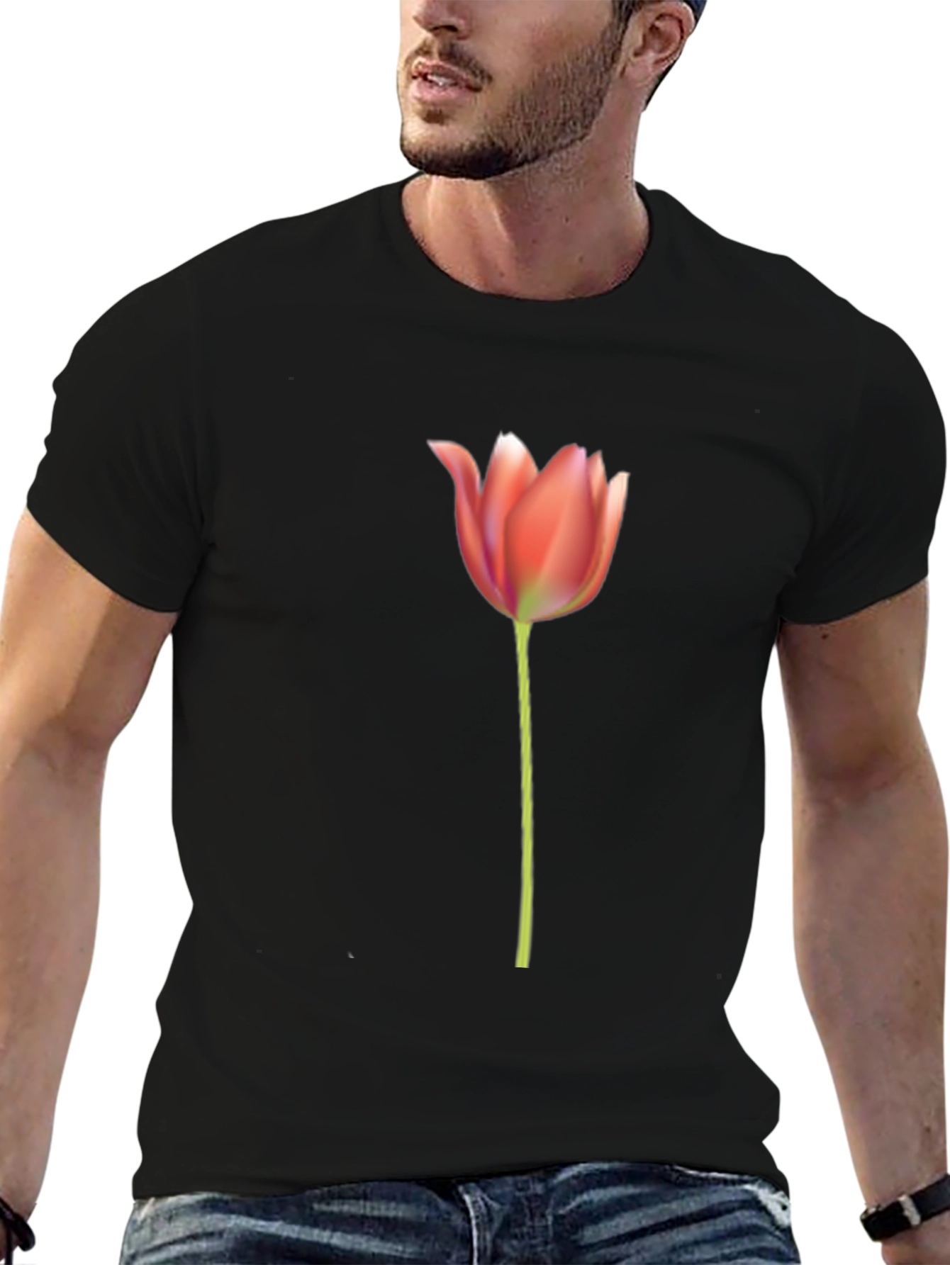 Tulip Flower Graphic T-Shirt
