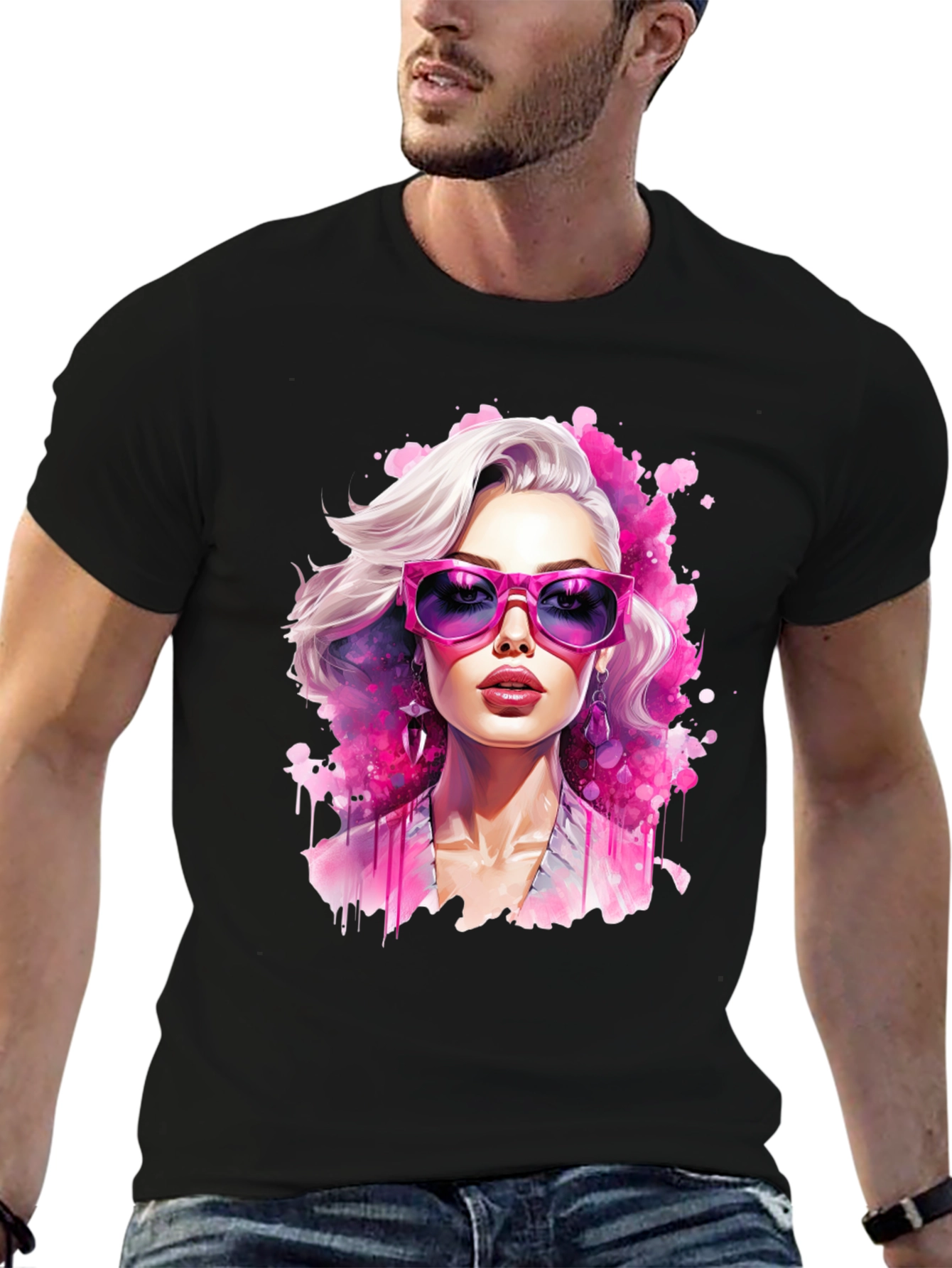 Stylish Woman Graphic Tee