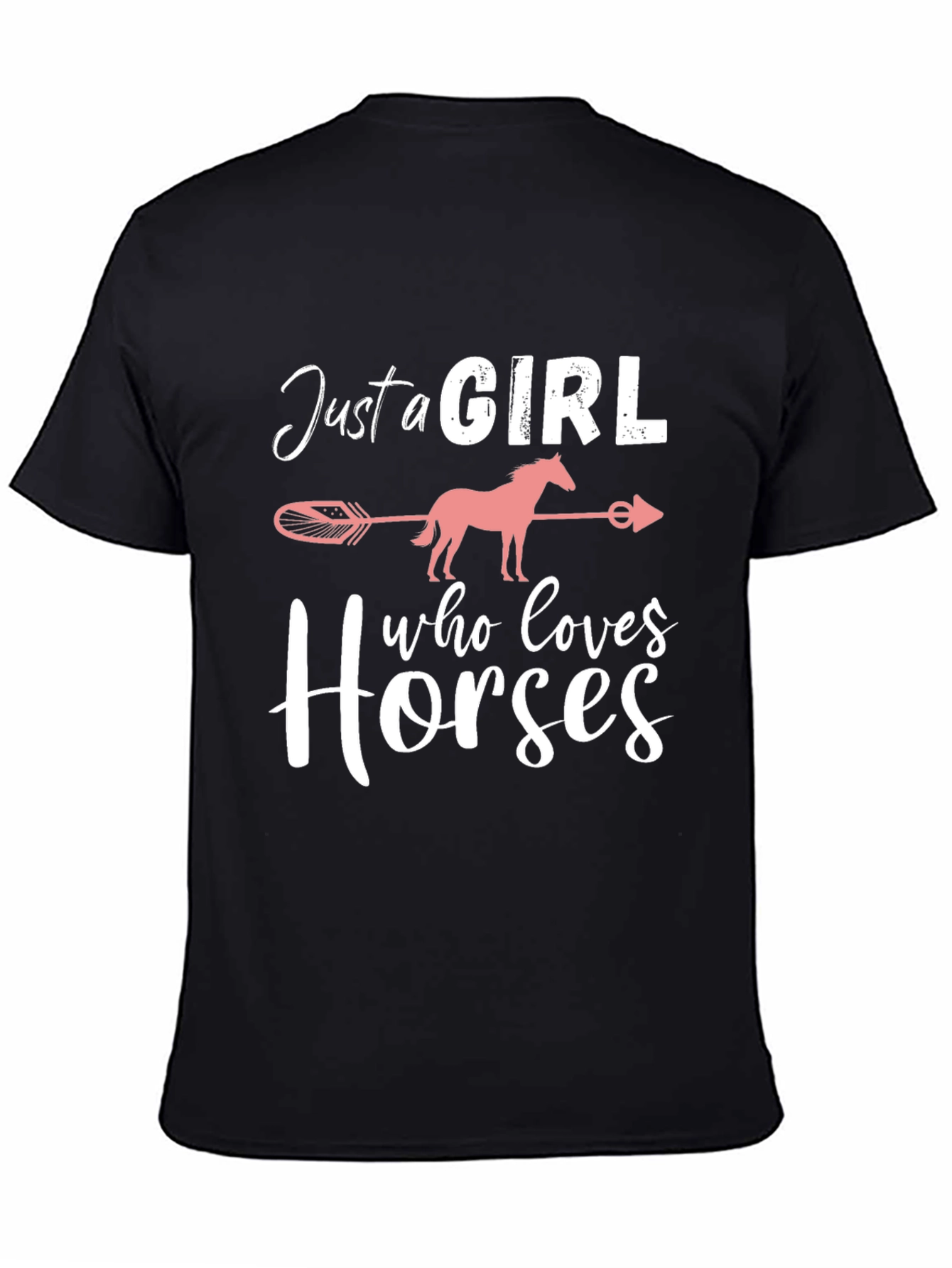 Just a Girl Who Loves Horses T-Shirt