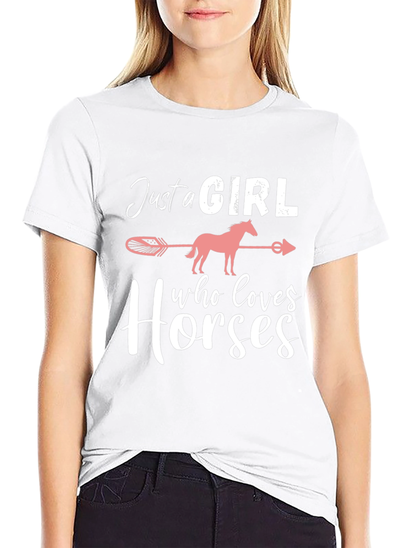 Just a Girl Who Loves Horses T-Shirt
